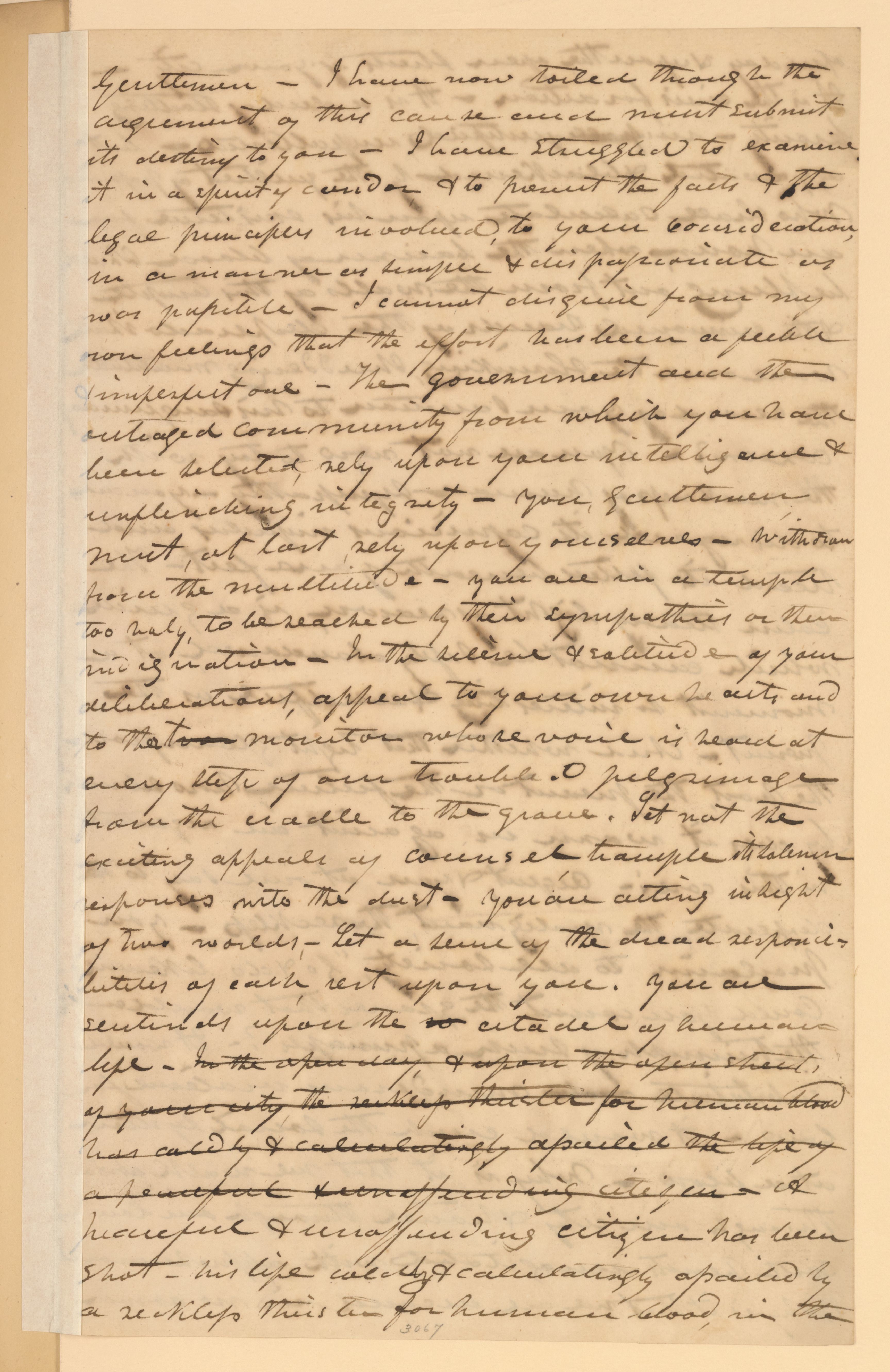 Scanned image of the current content page