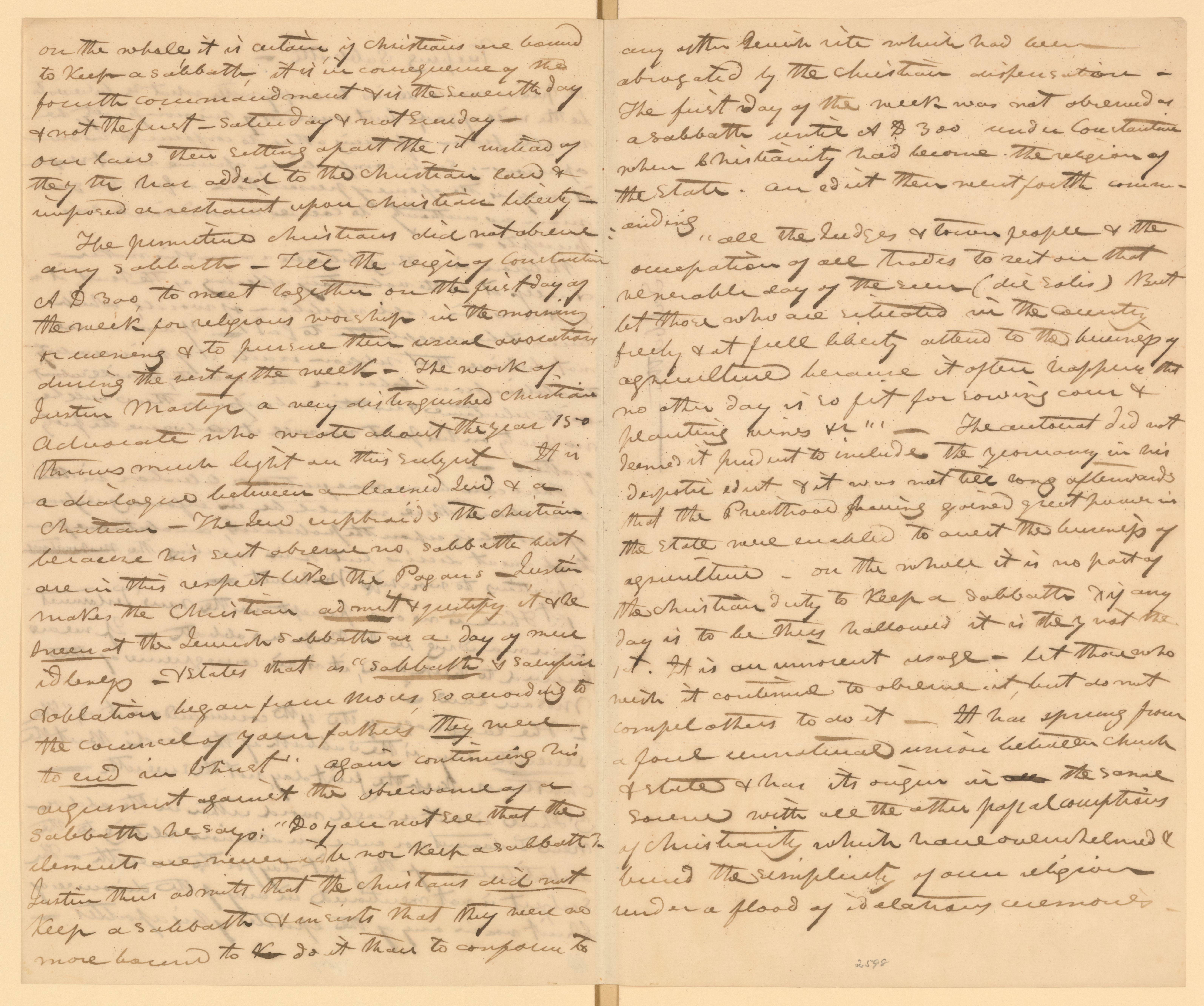Scanned image of the current content page