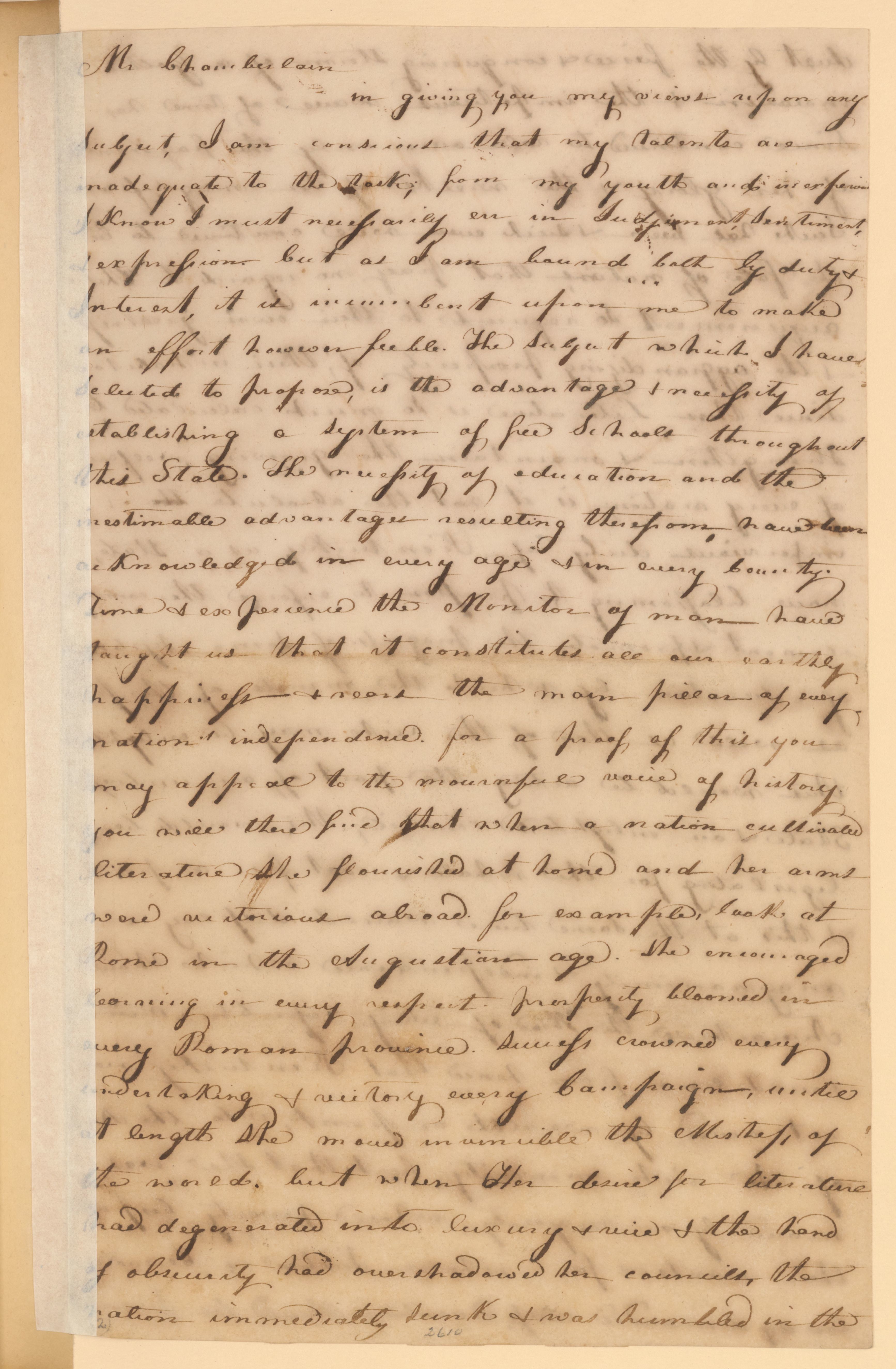 Scanned image of the current content page