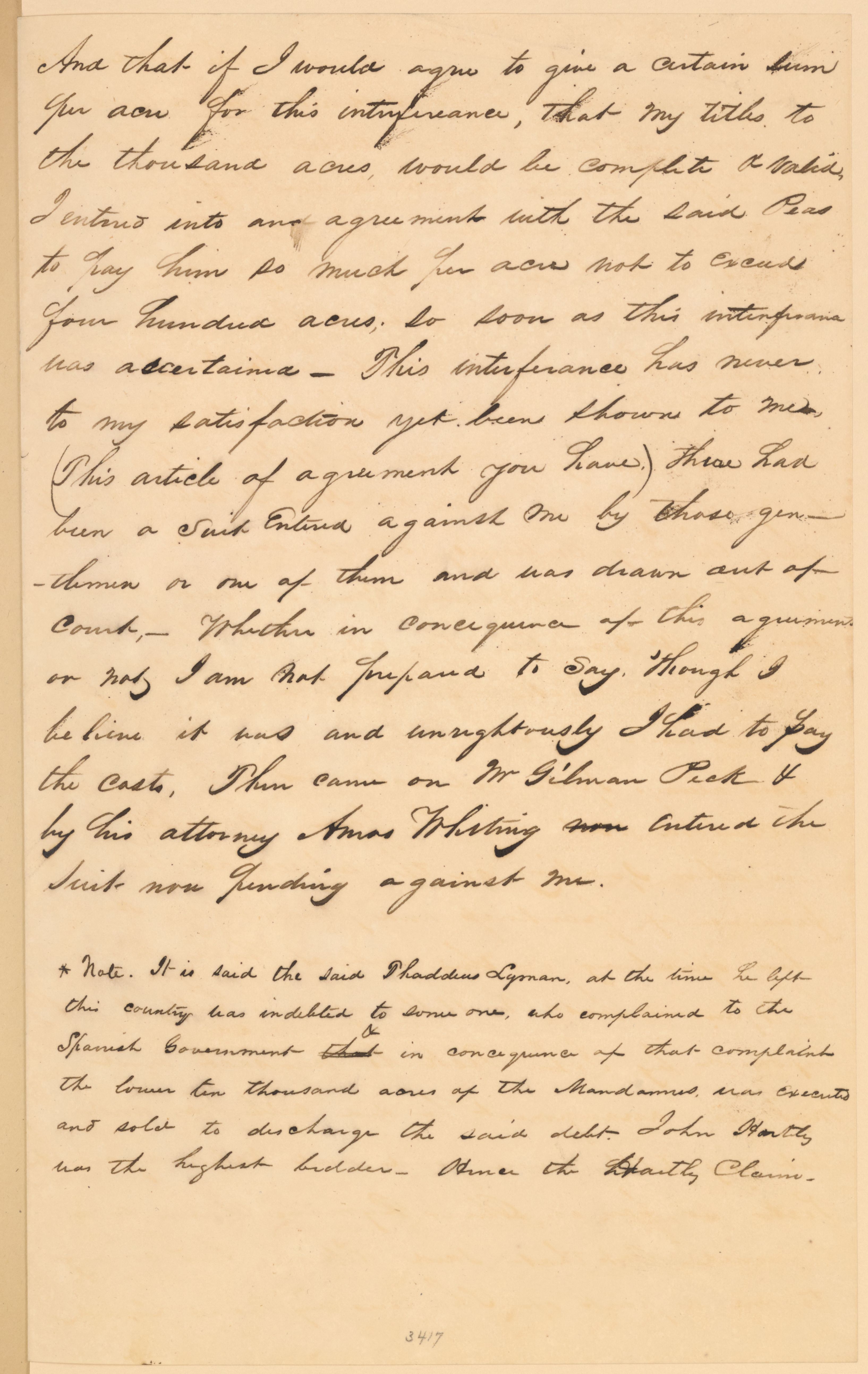 Scanned image of the current content page