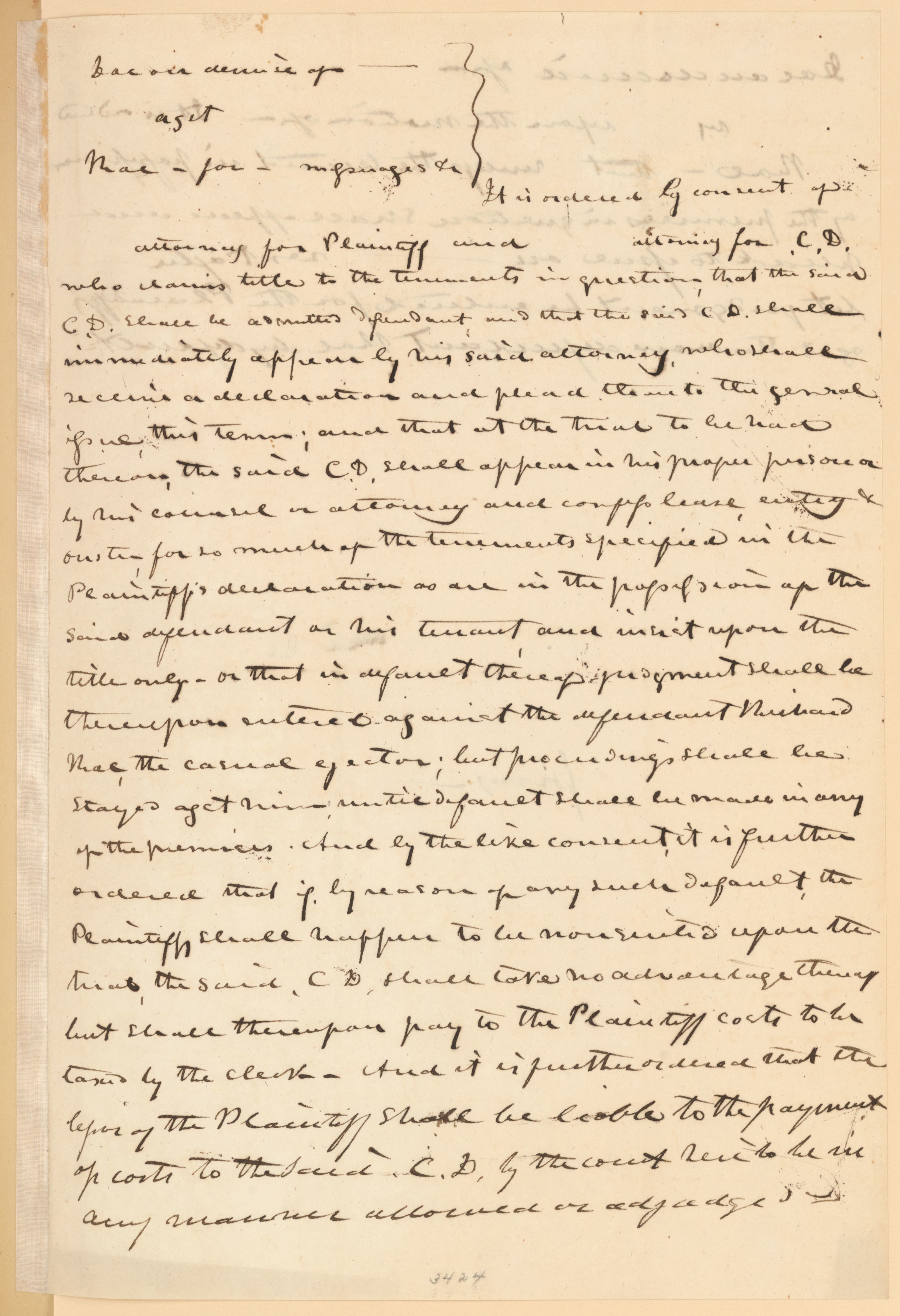 Scanned image of the current content page