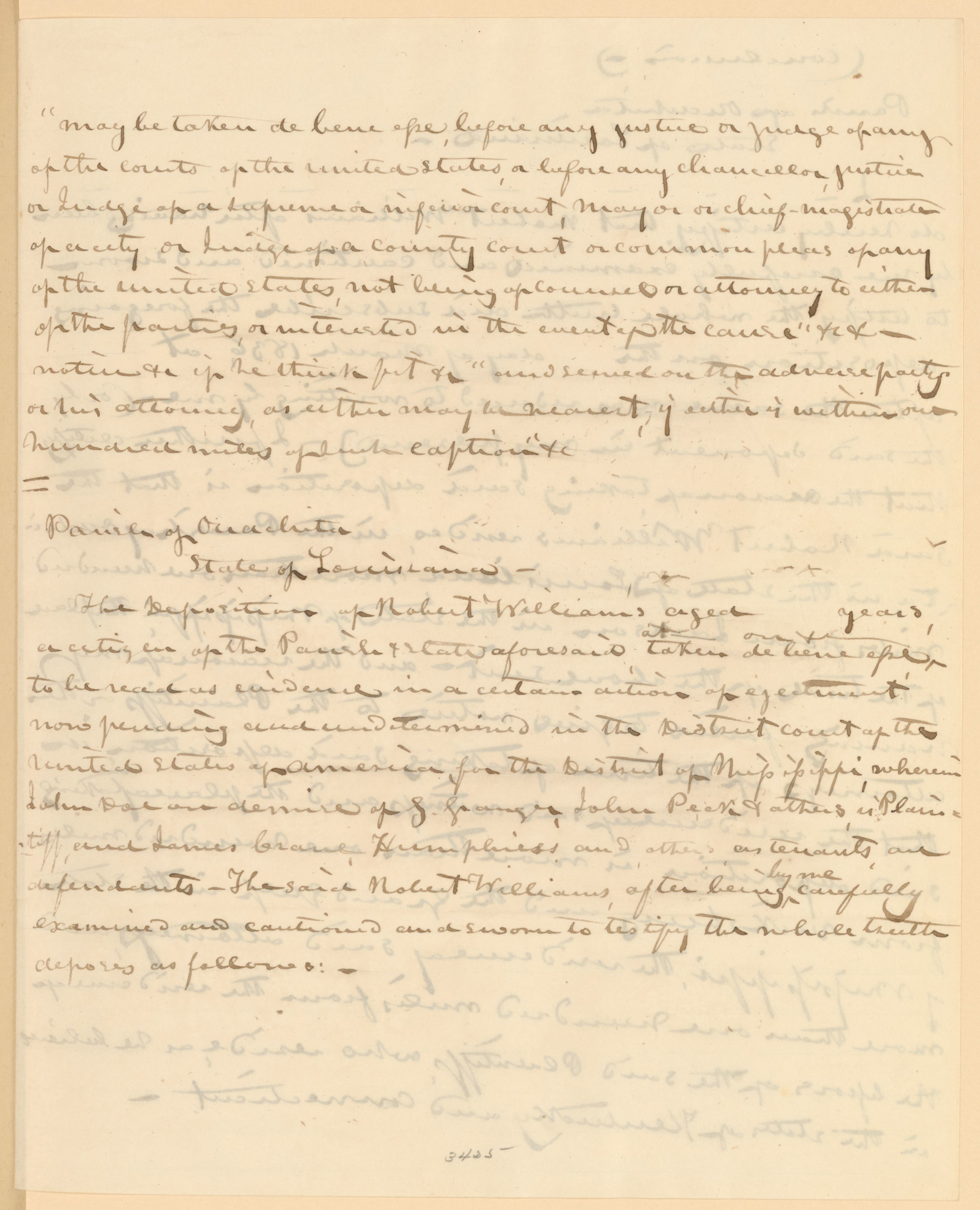 Scanned image of the current content page