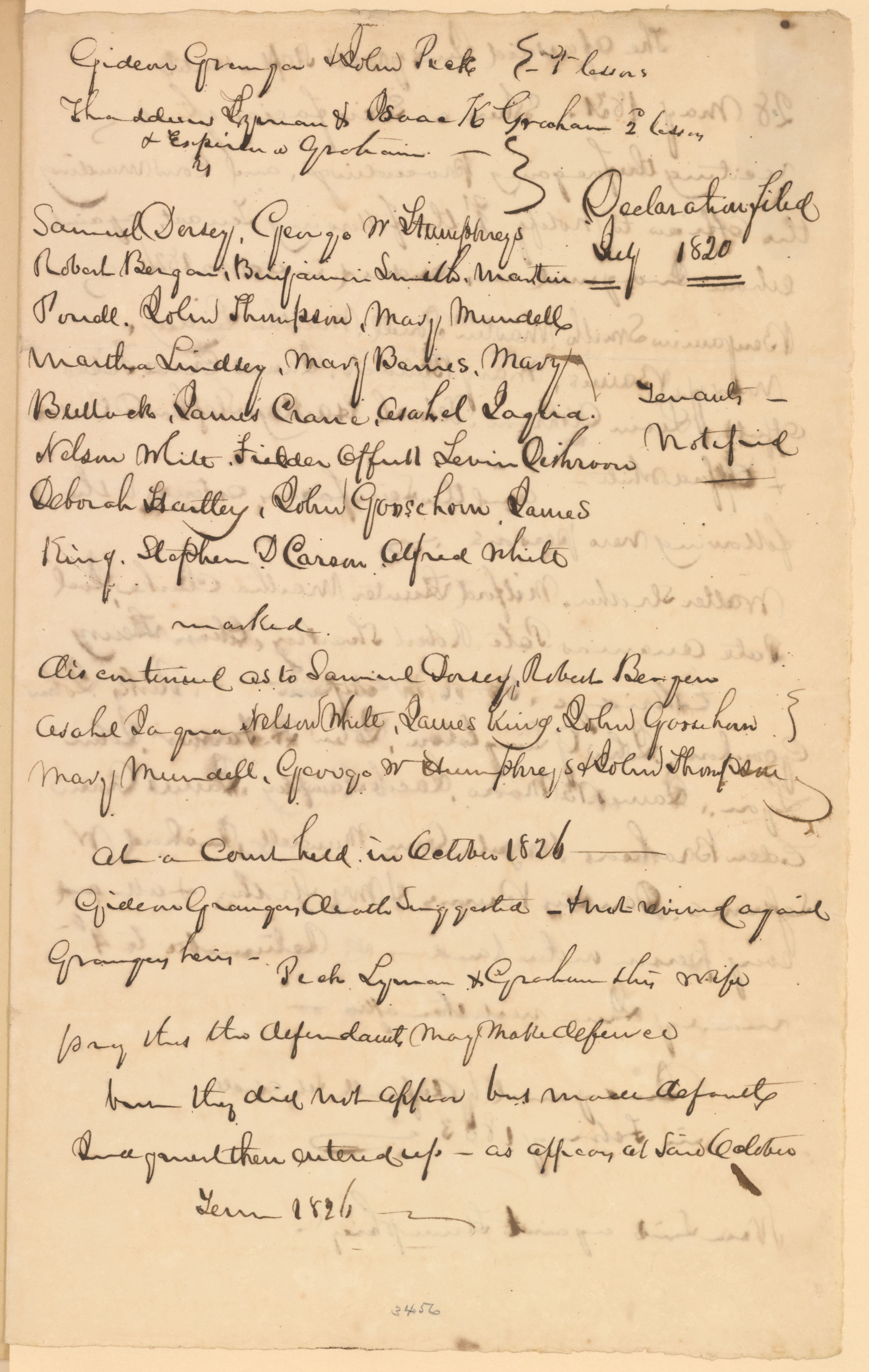 Scanned image of the current content page