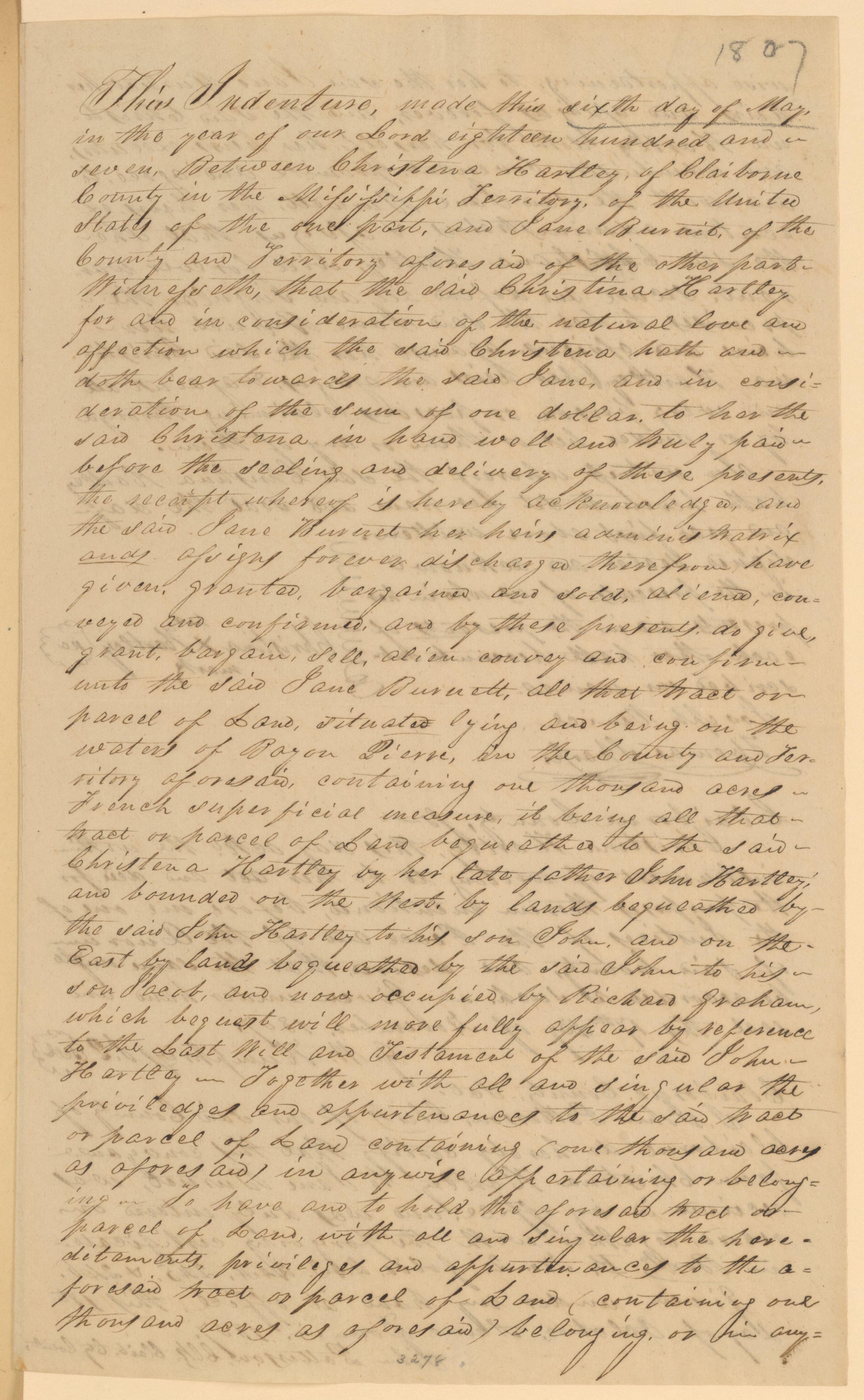 Scanned image of the current content page