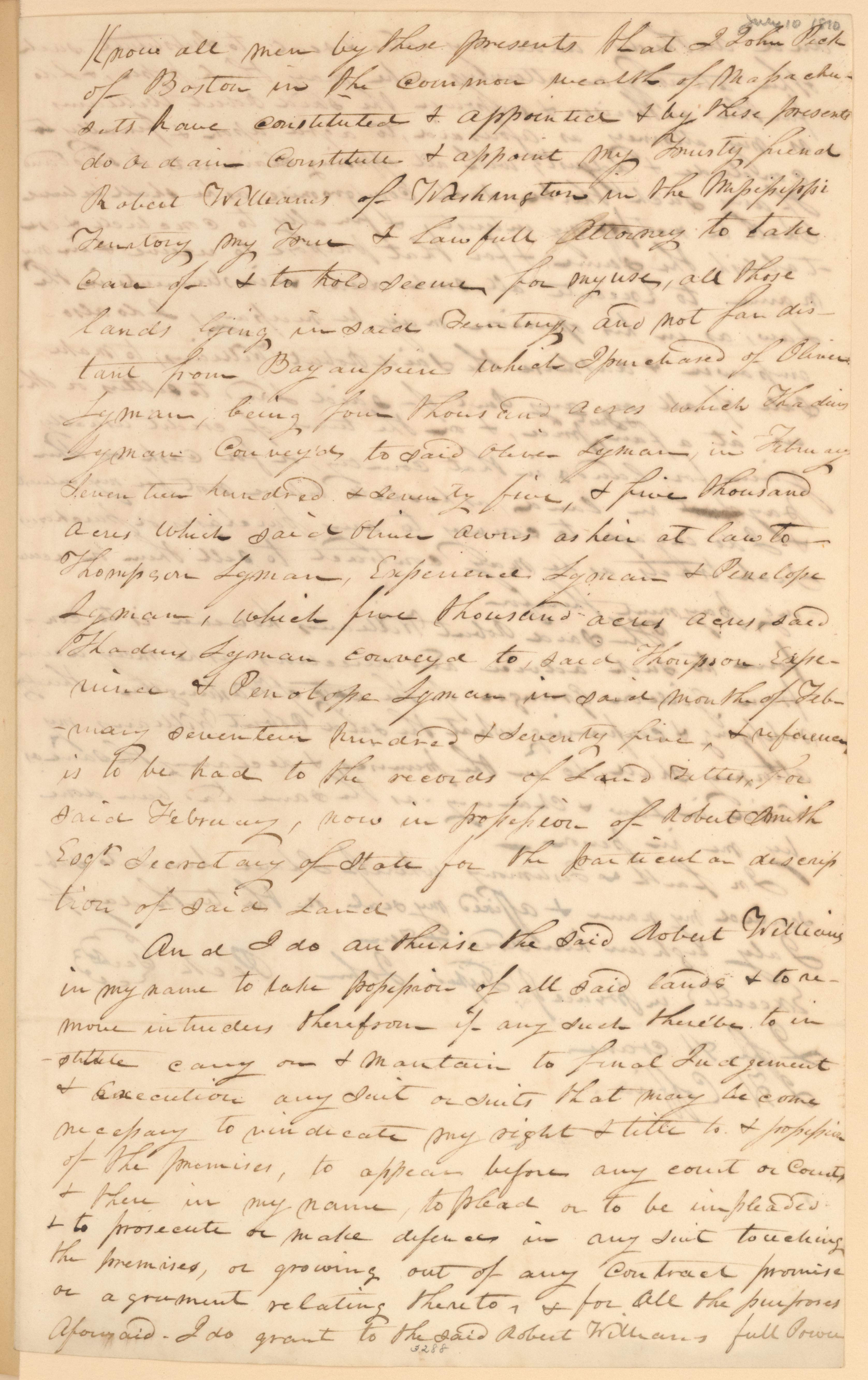 Scanned image of the current content page