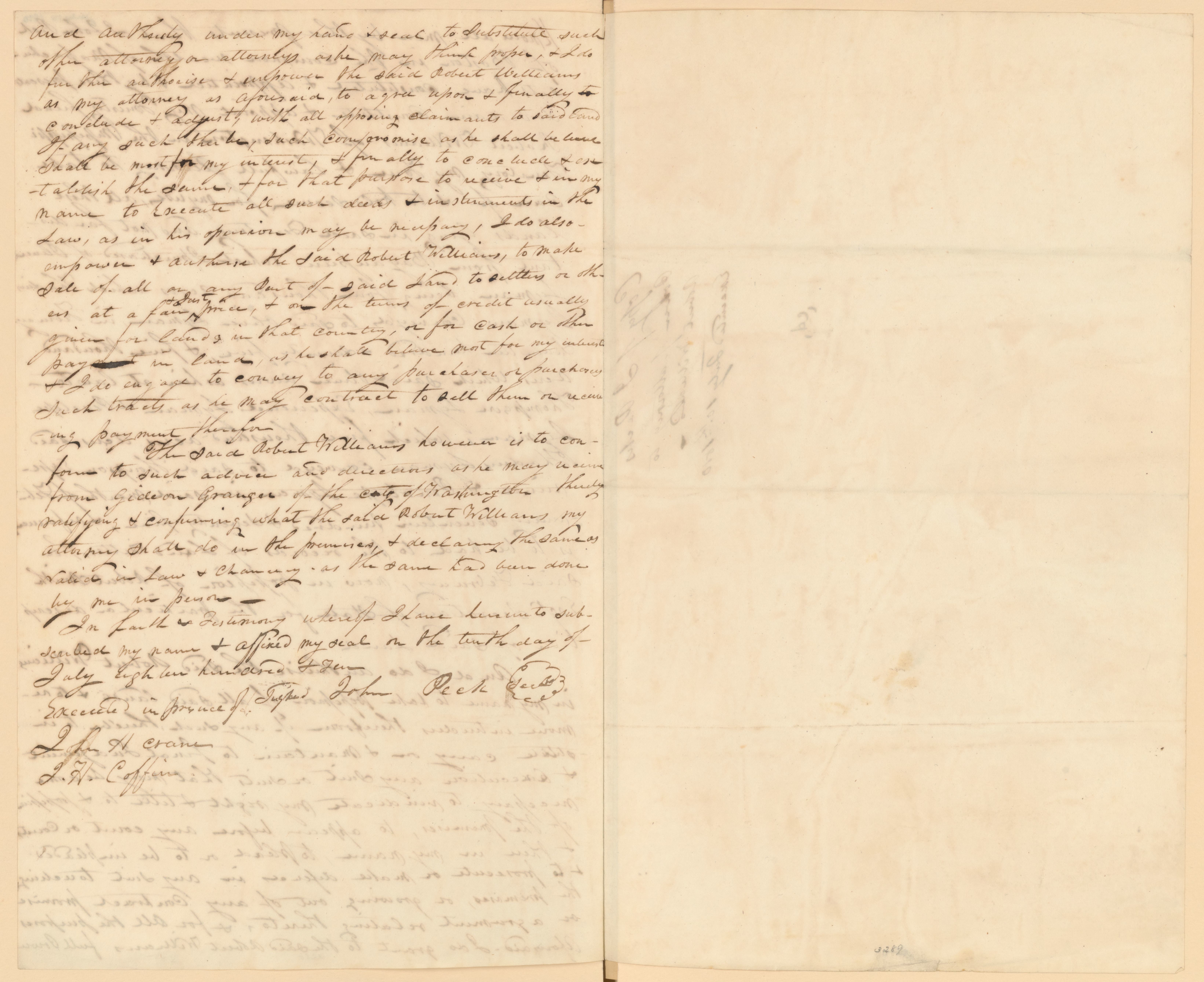 Scanned image of the current content page