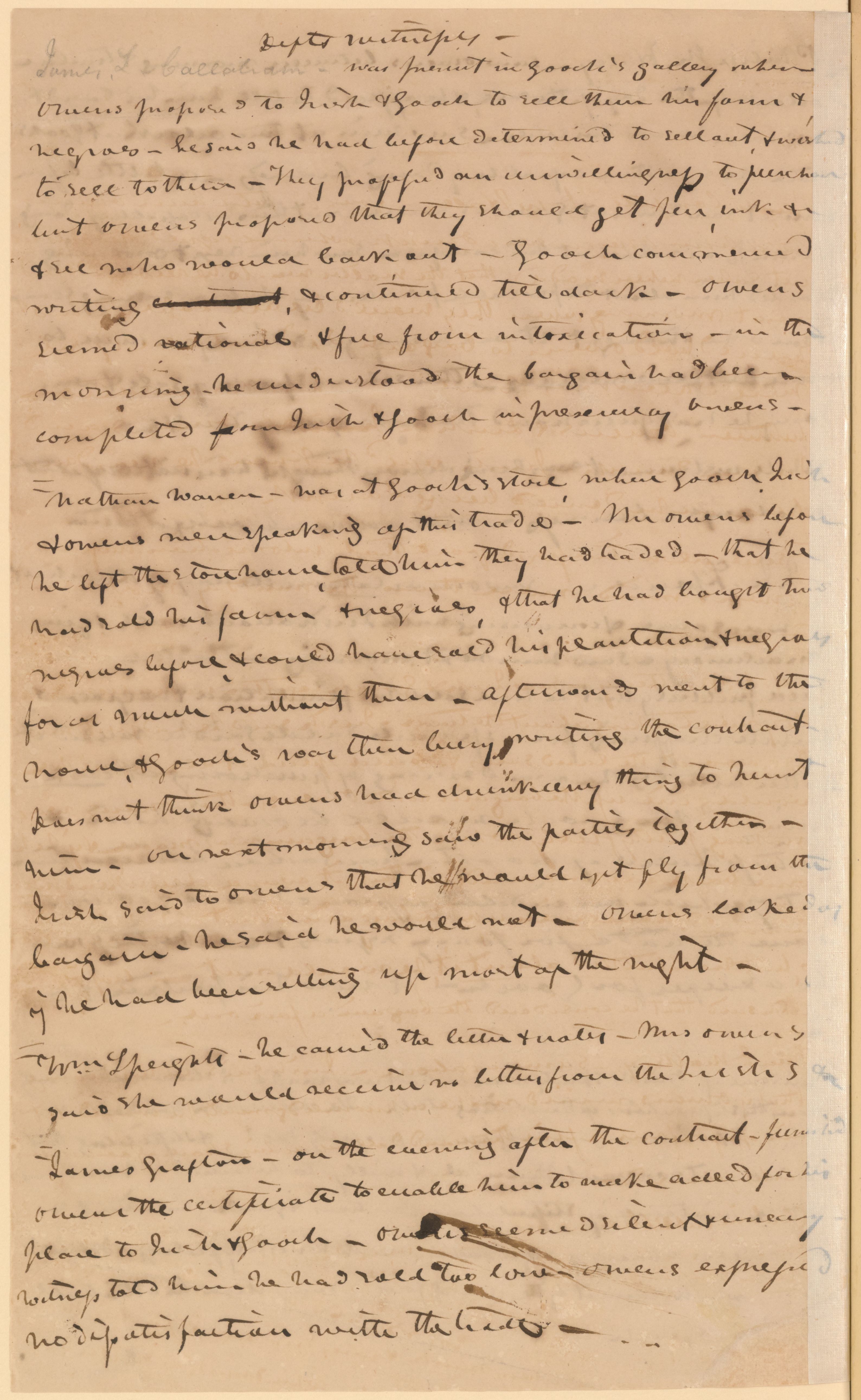 Scanned image of the current content page