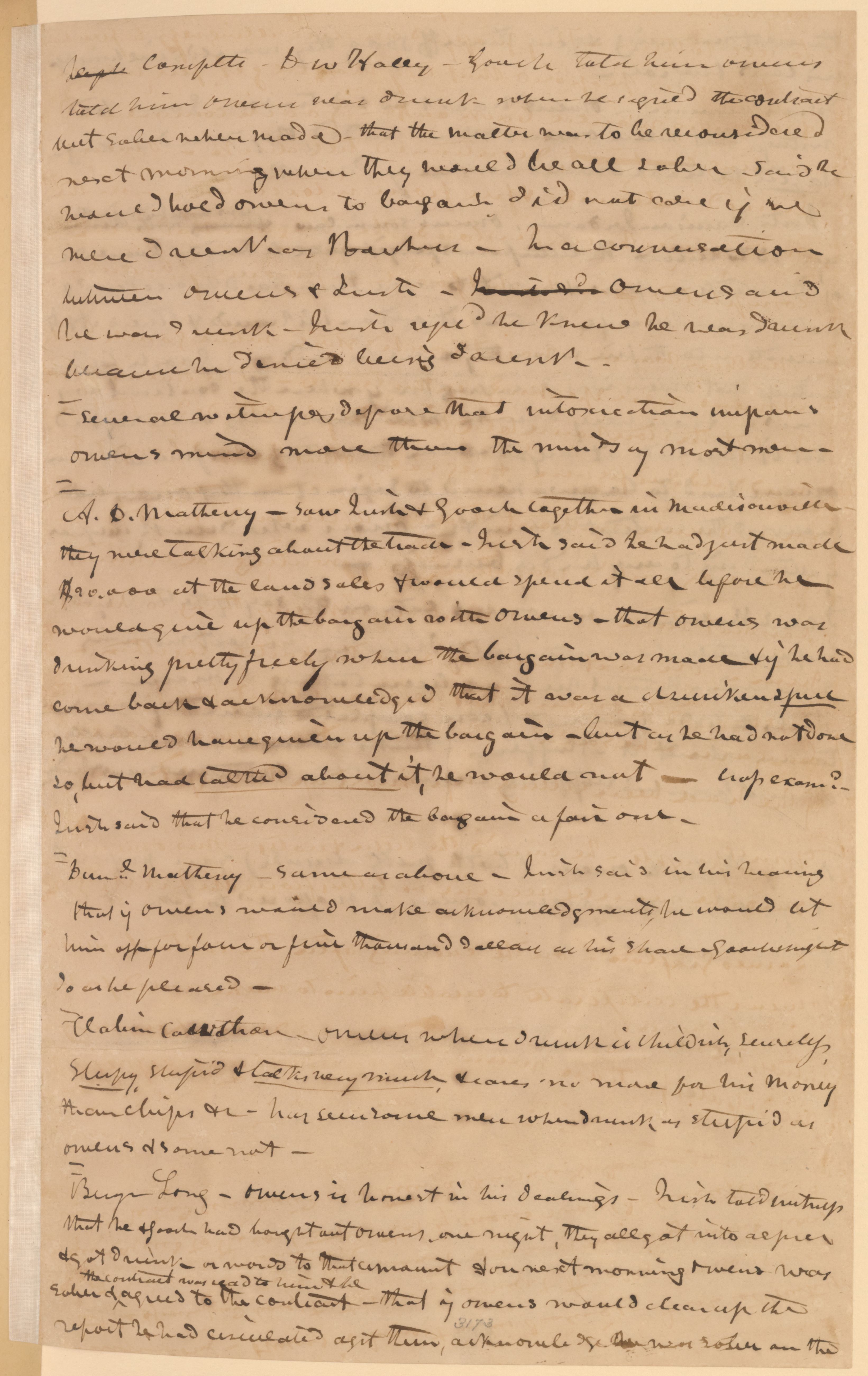 Scanned image of the current content page