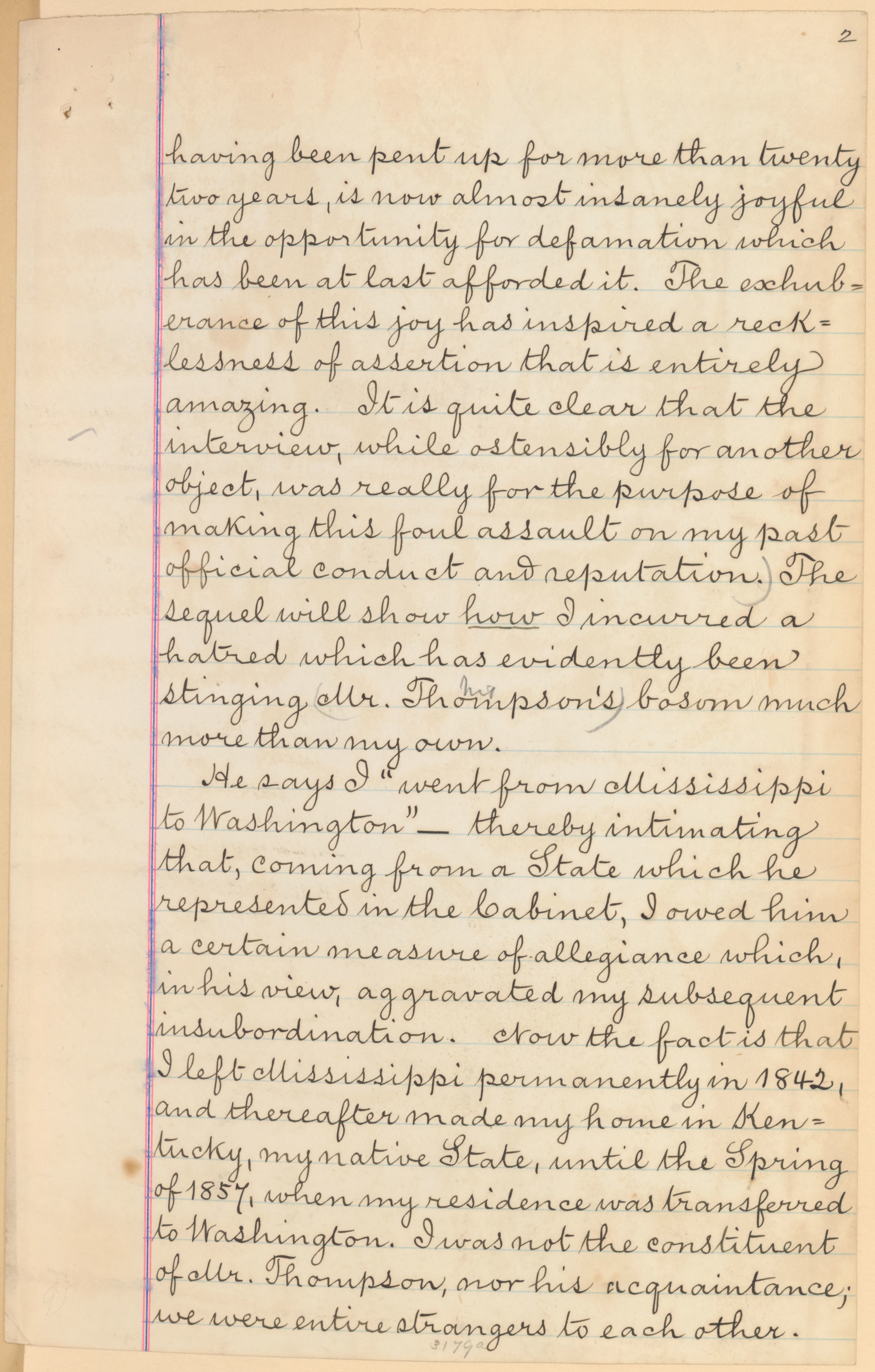 Scanned image of the current content page