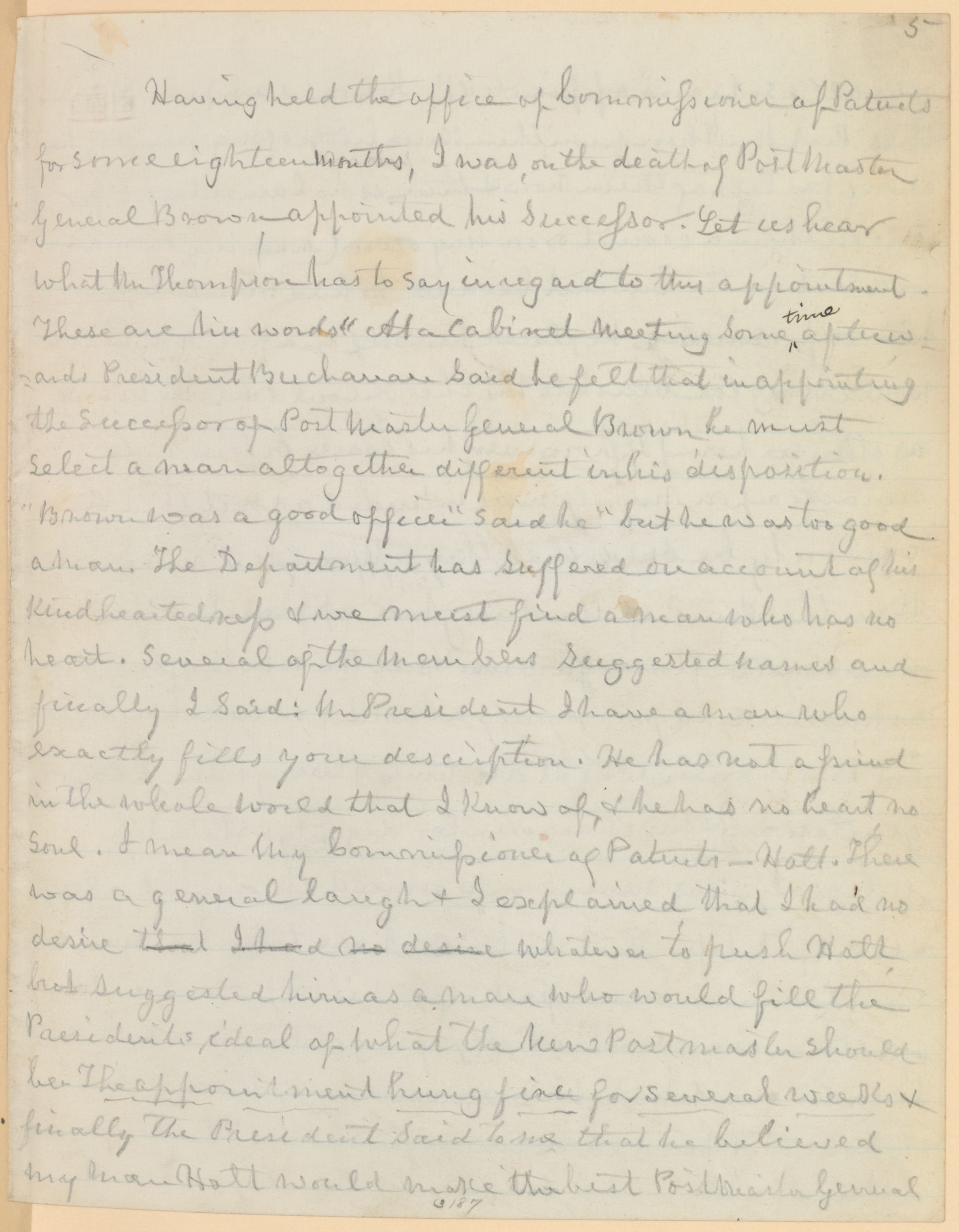 Scanned image of the current content page