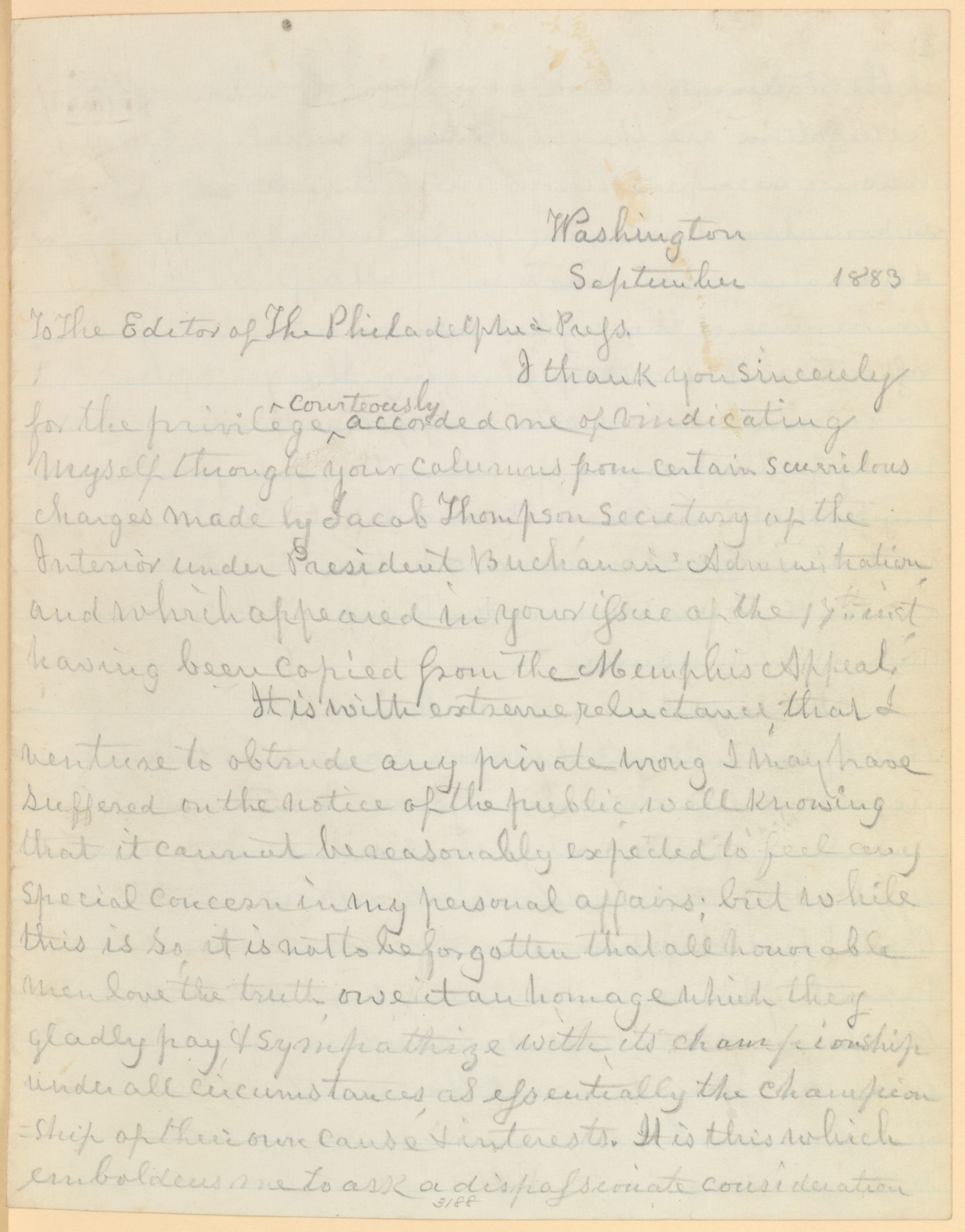 Scanned image of the current content page