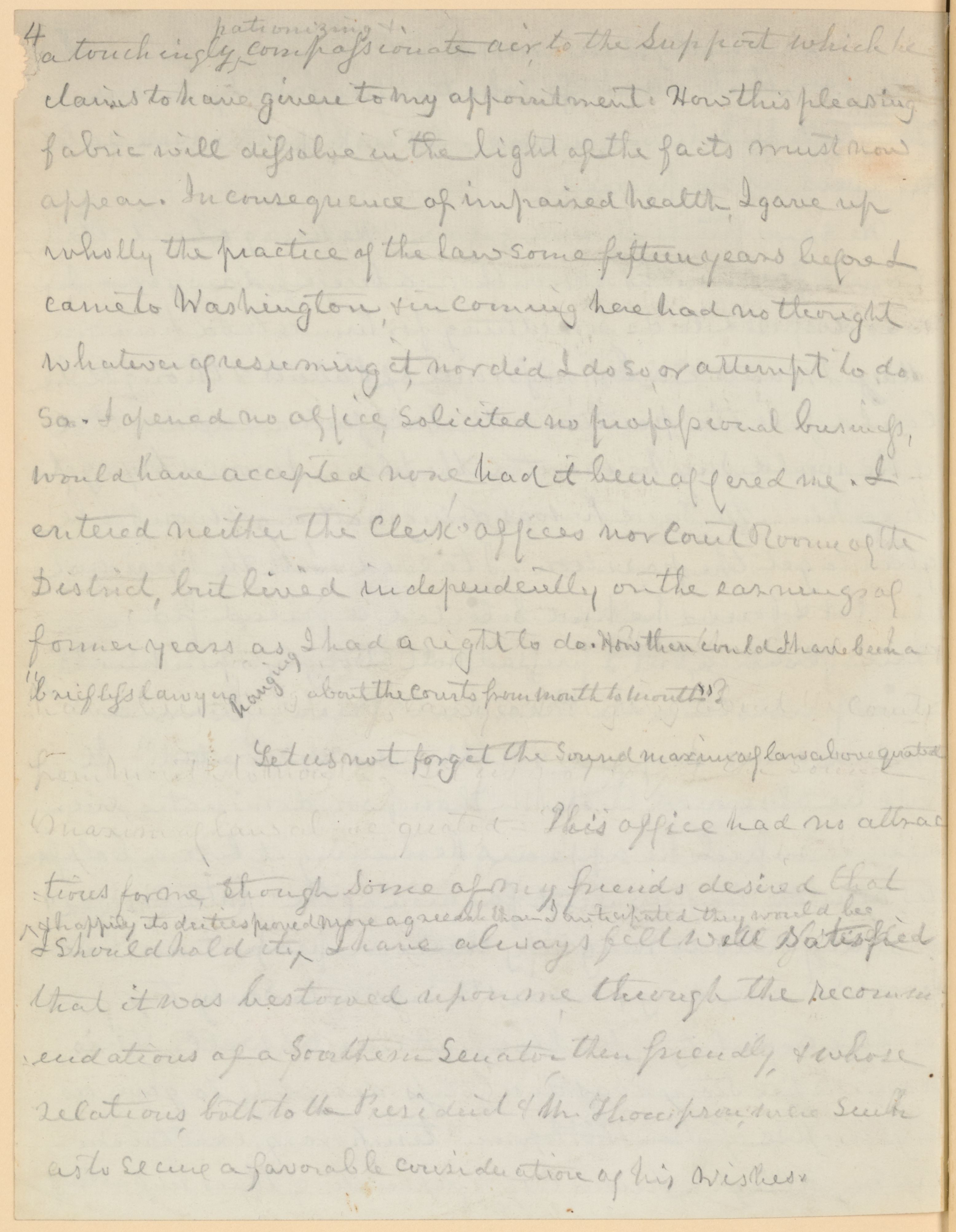 Scanned image of the current content page