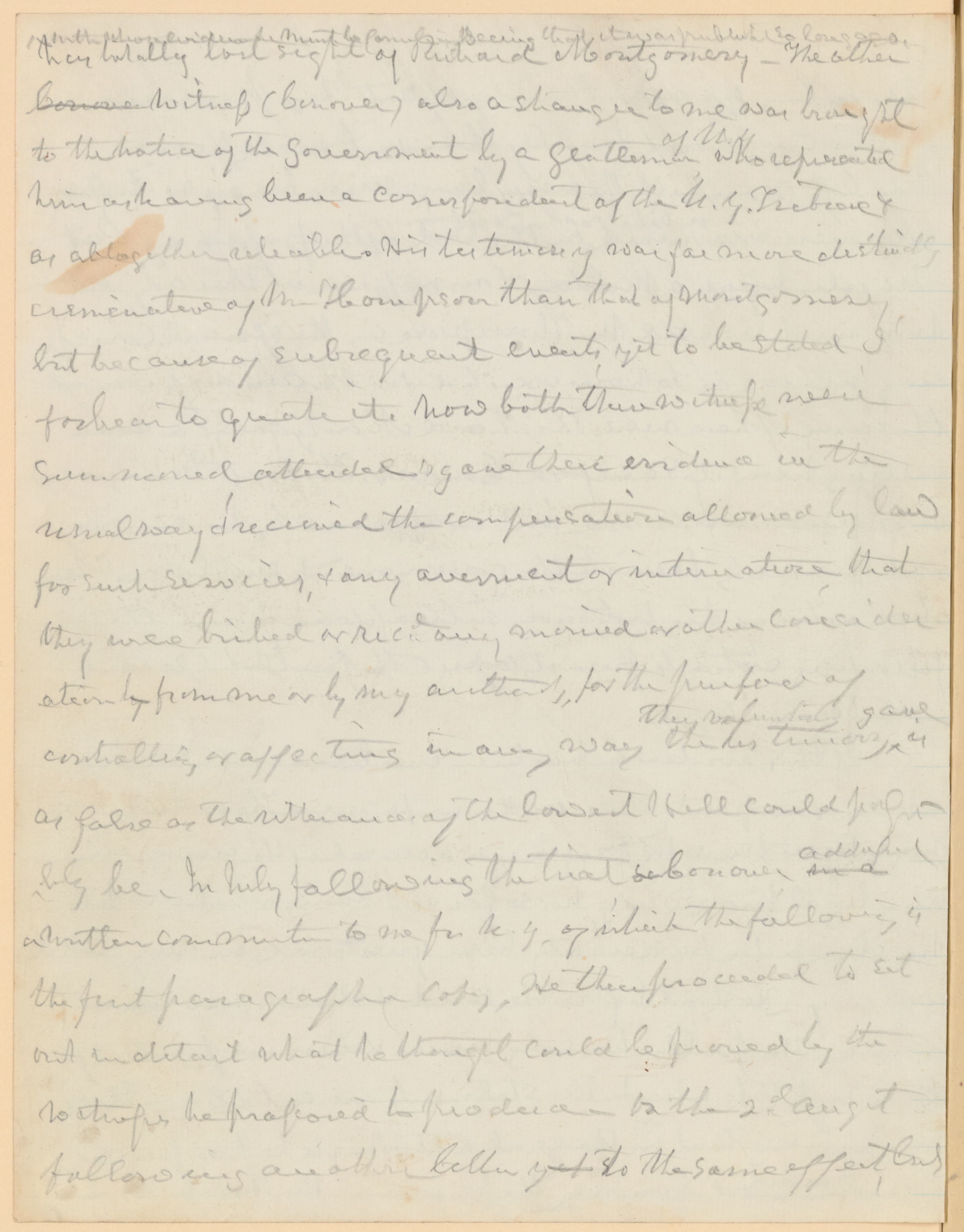 Scanned image of the current content page