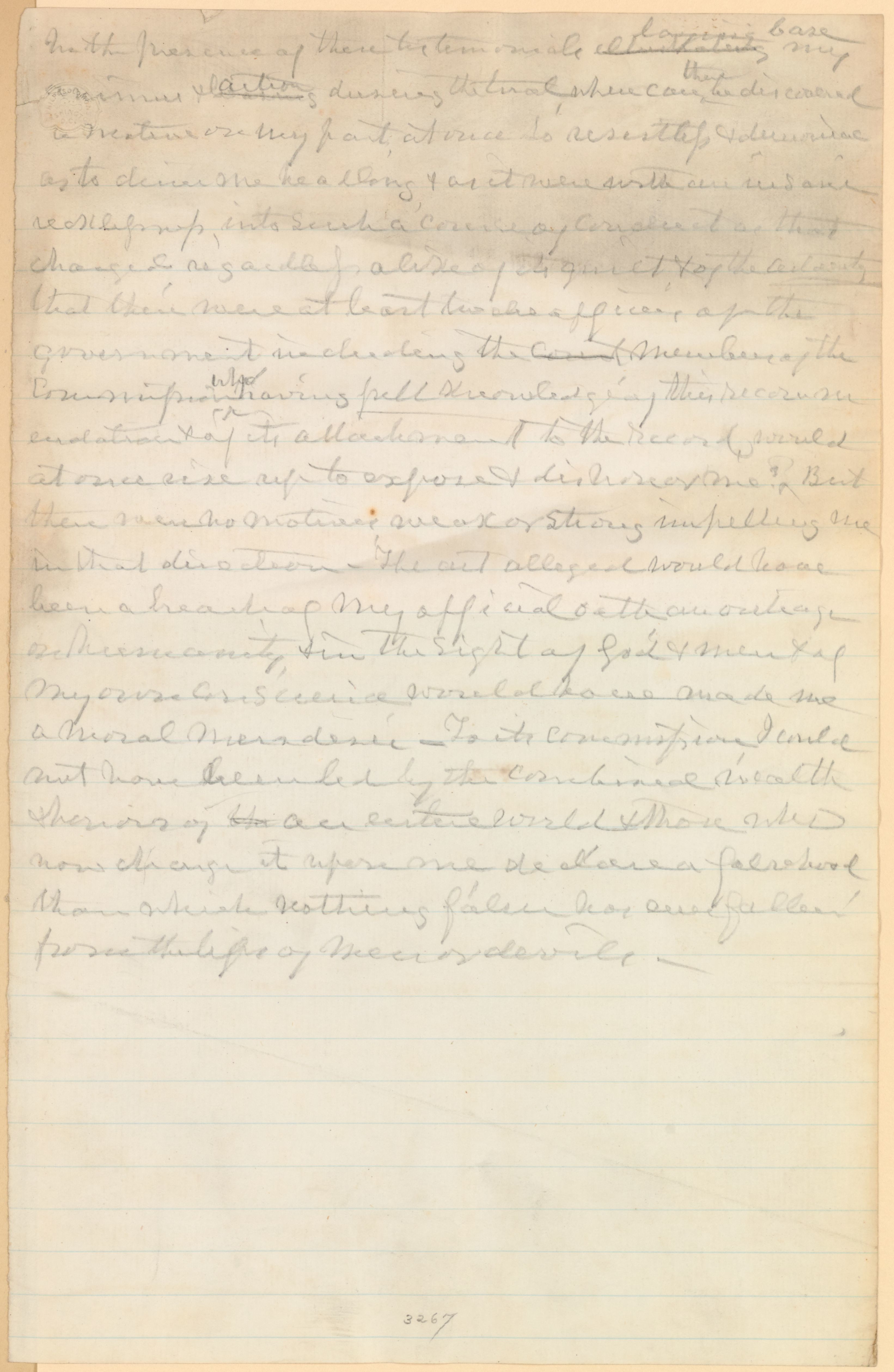 Scanned image of the current content page