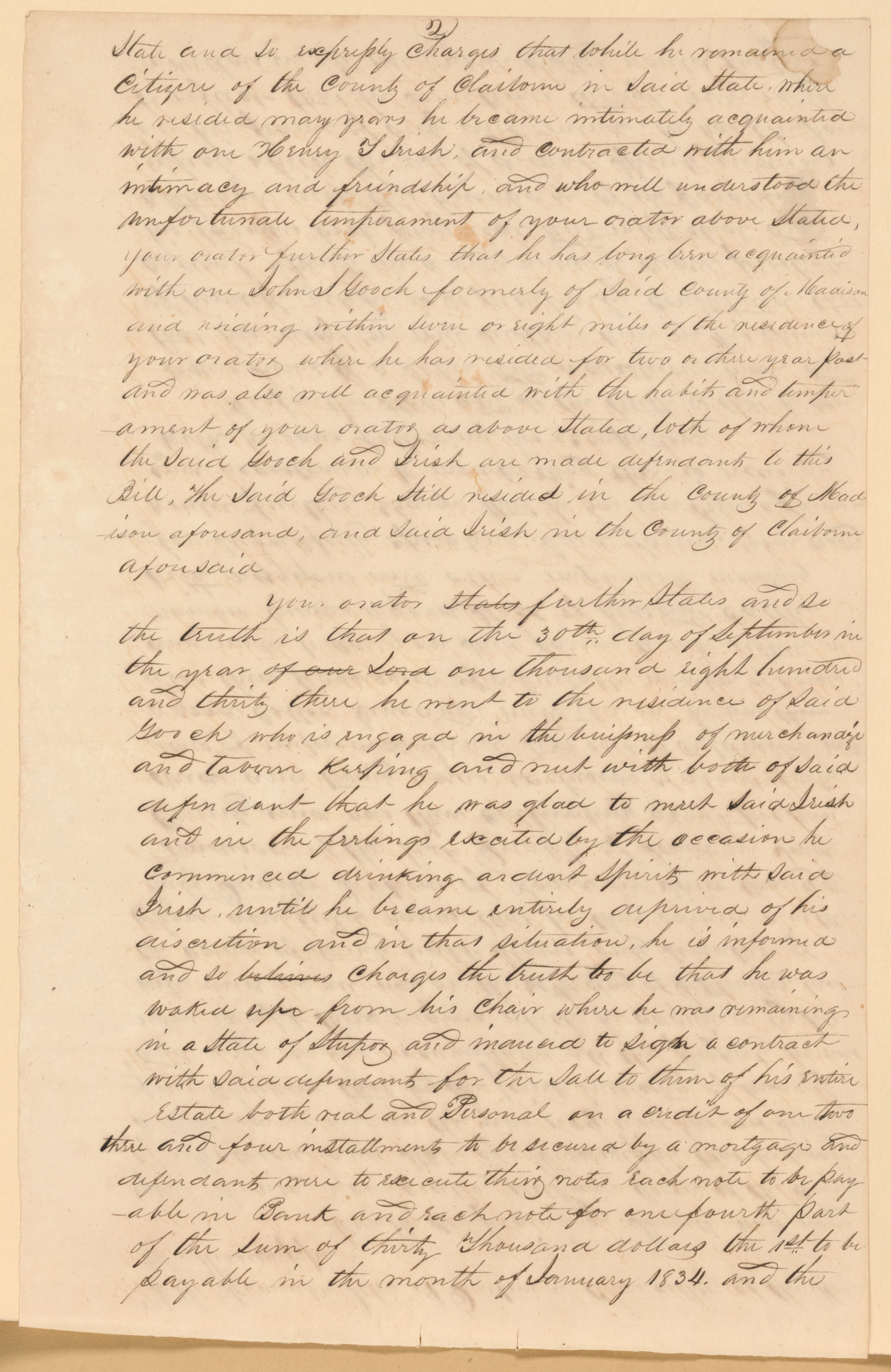 Scanned image of the current content page