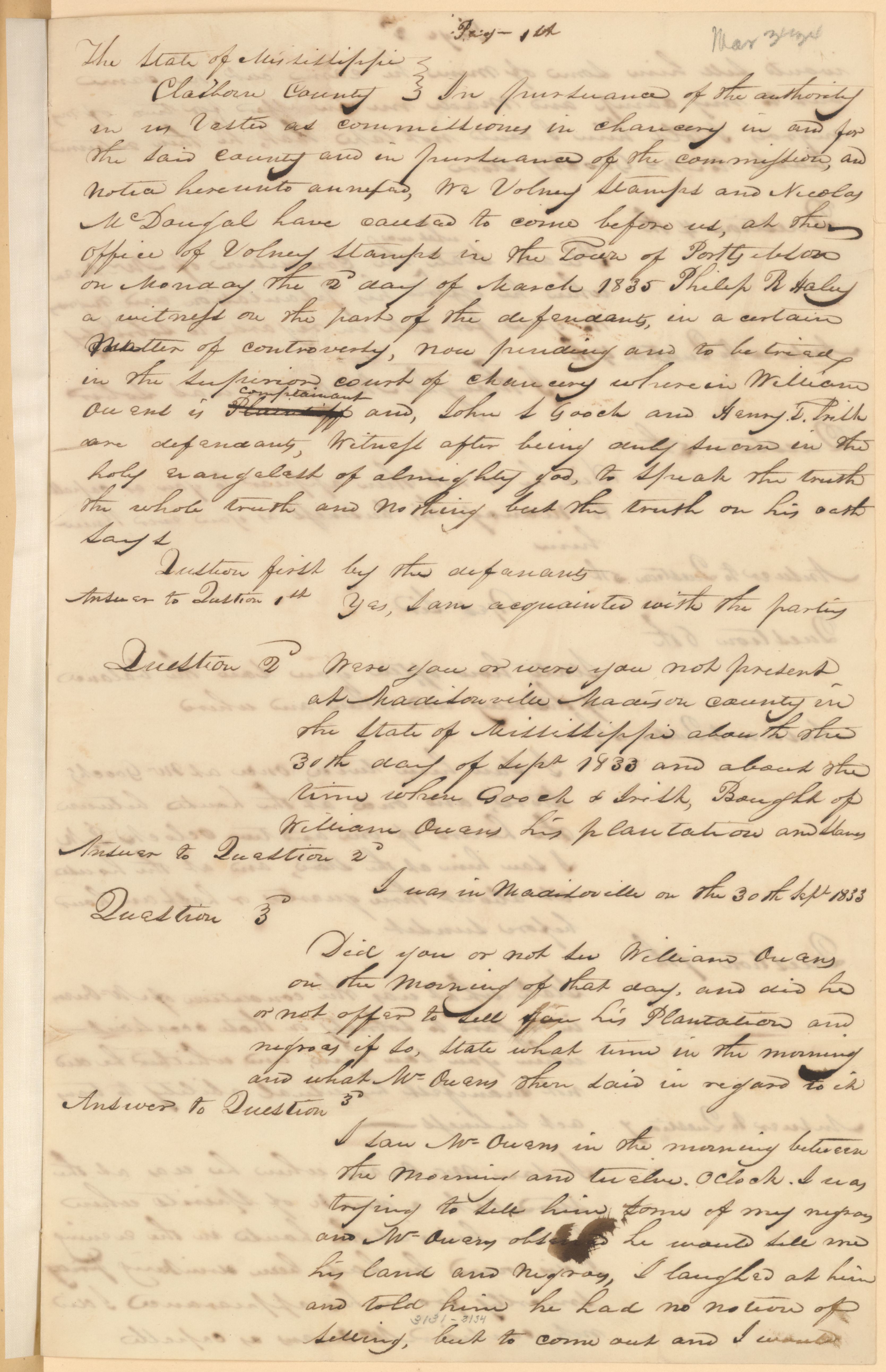 Scanned image of the current content page