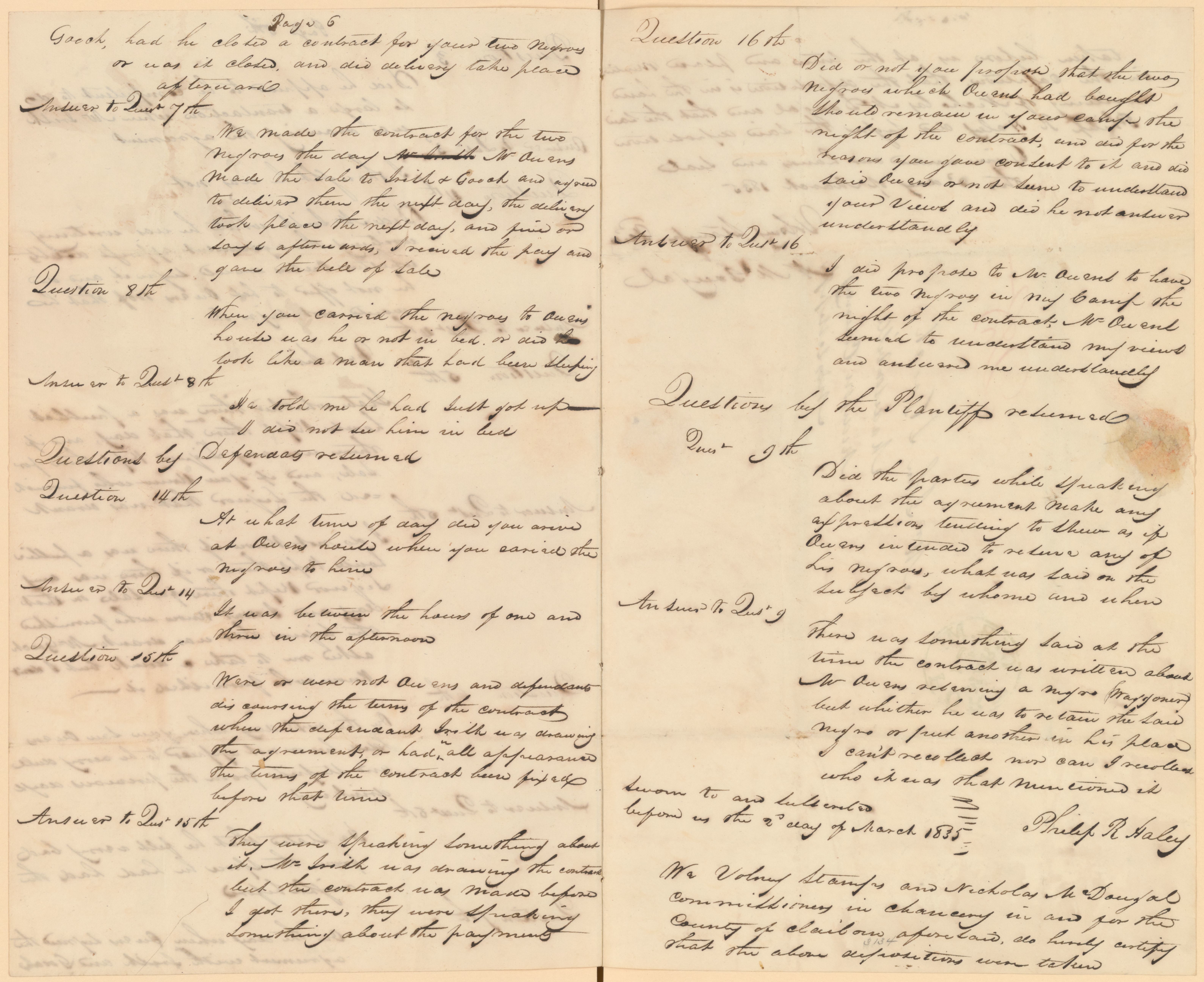 Scanned image of the current content page