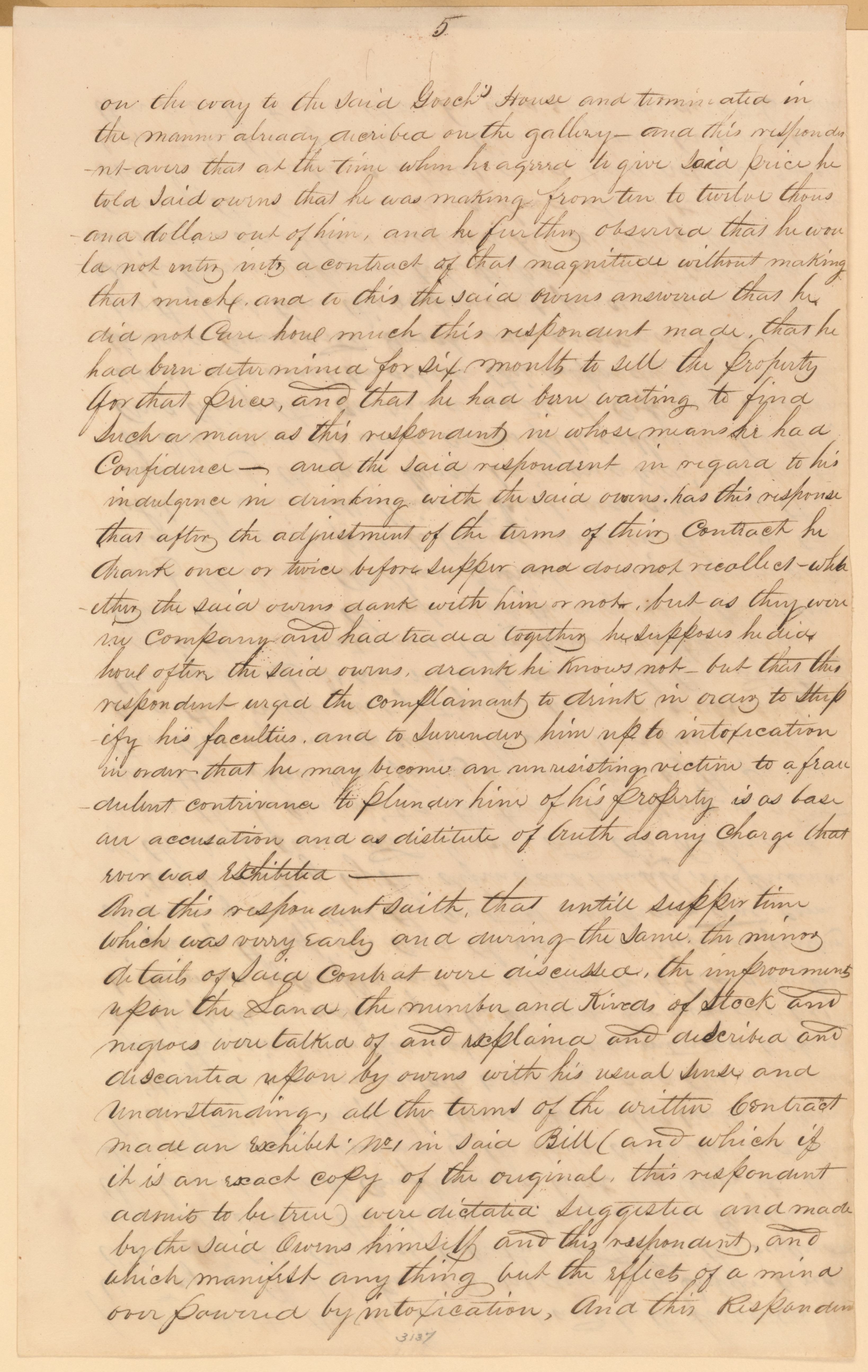 Scanned image of the current content page