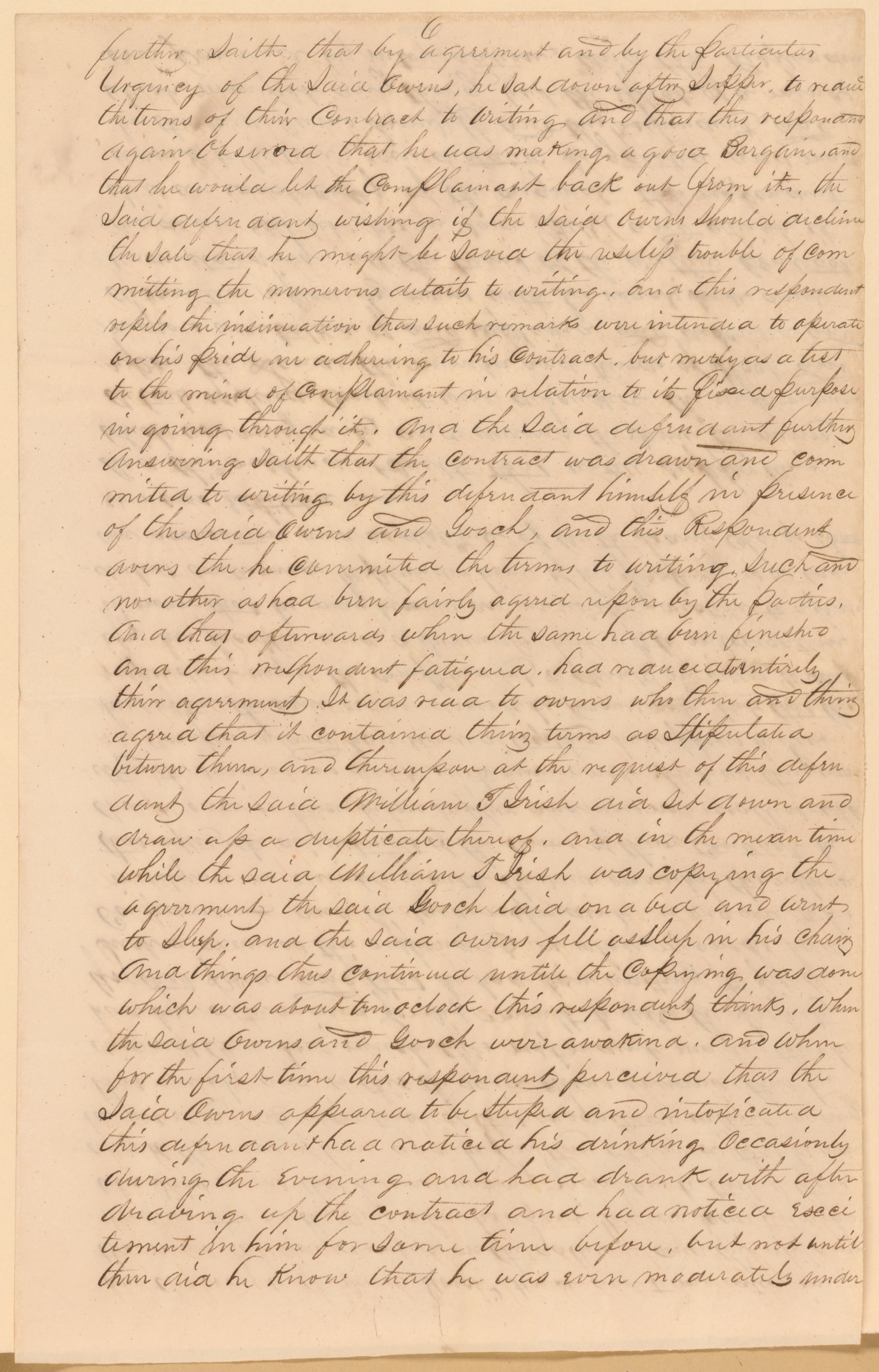 Scanned image of the current content page