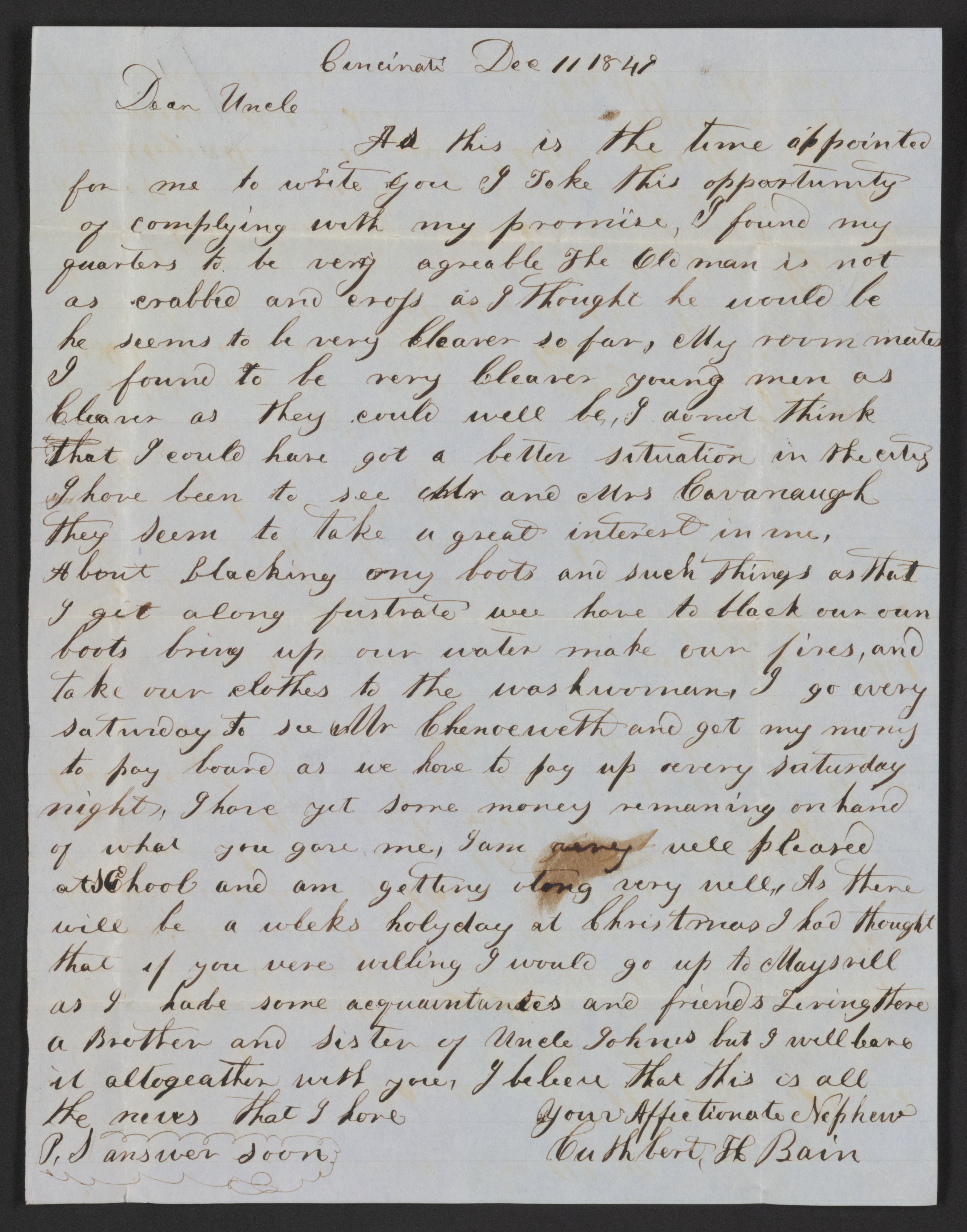 Scanned image of the current content page