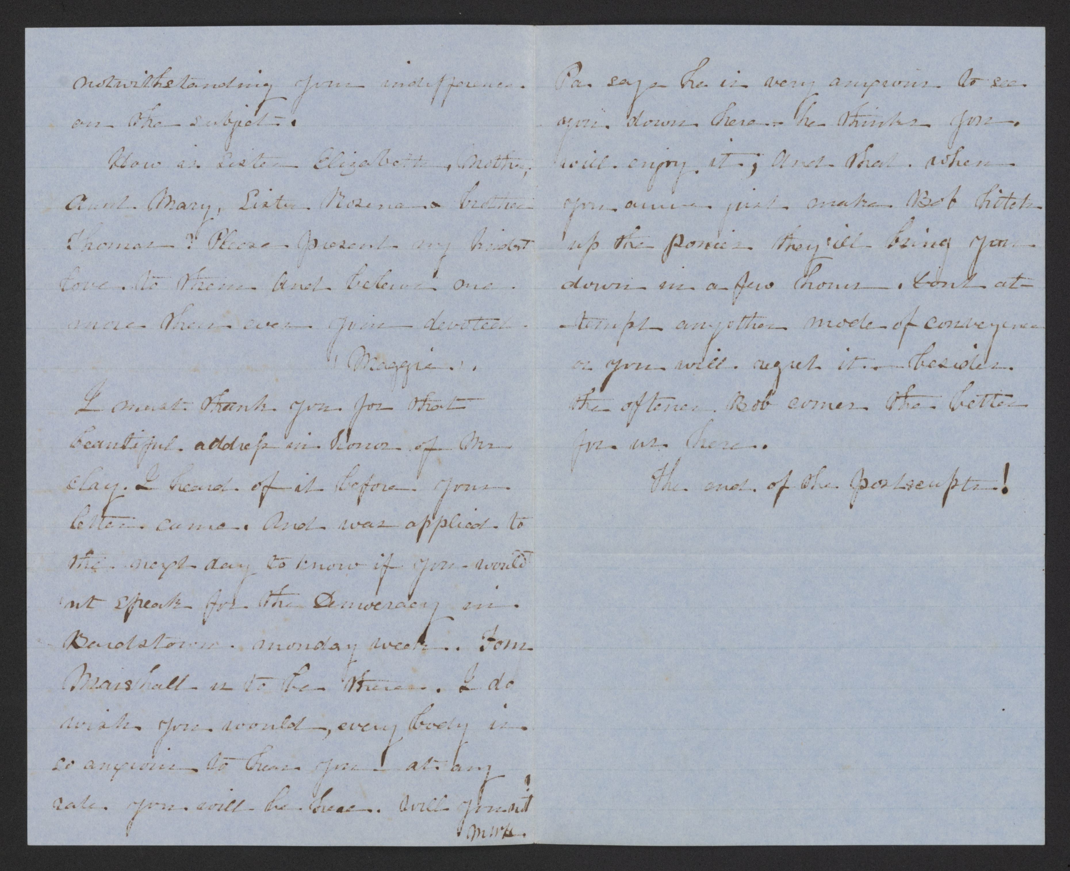 Scanned image of the current content page