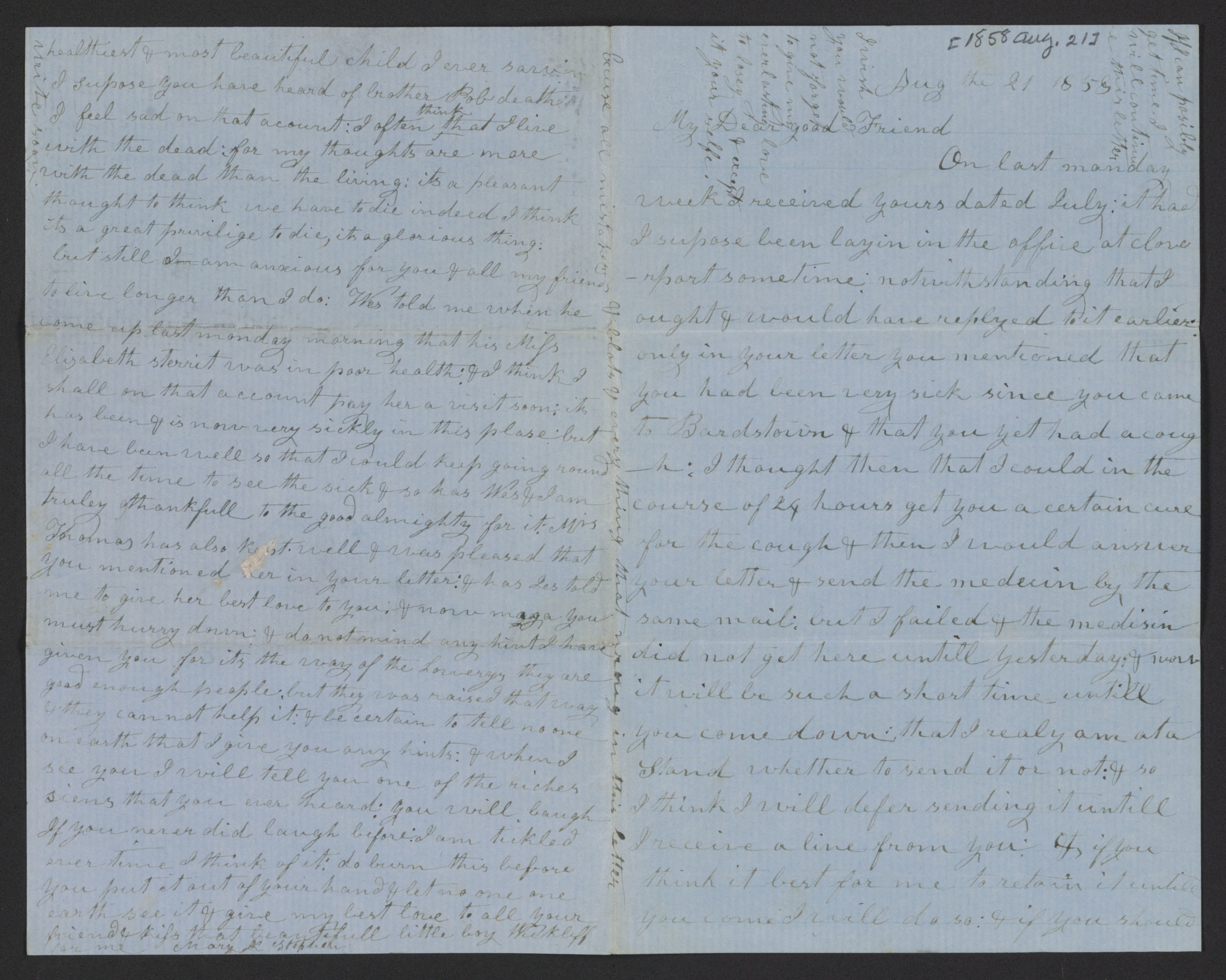 Scanned image of the current content page