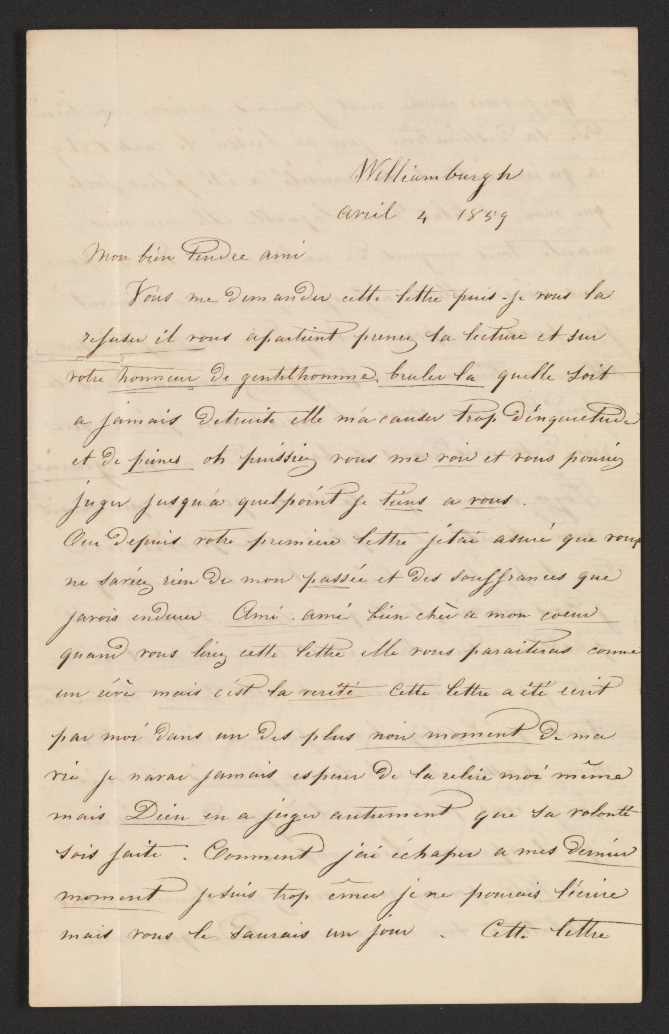 Scanned image of the current content page