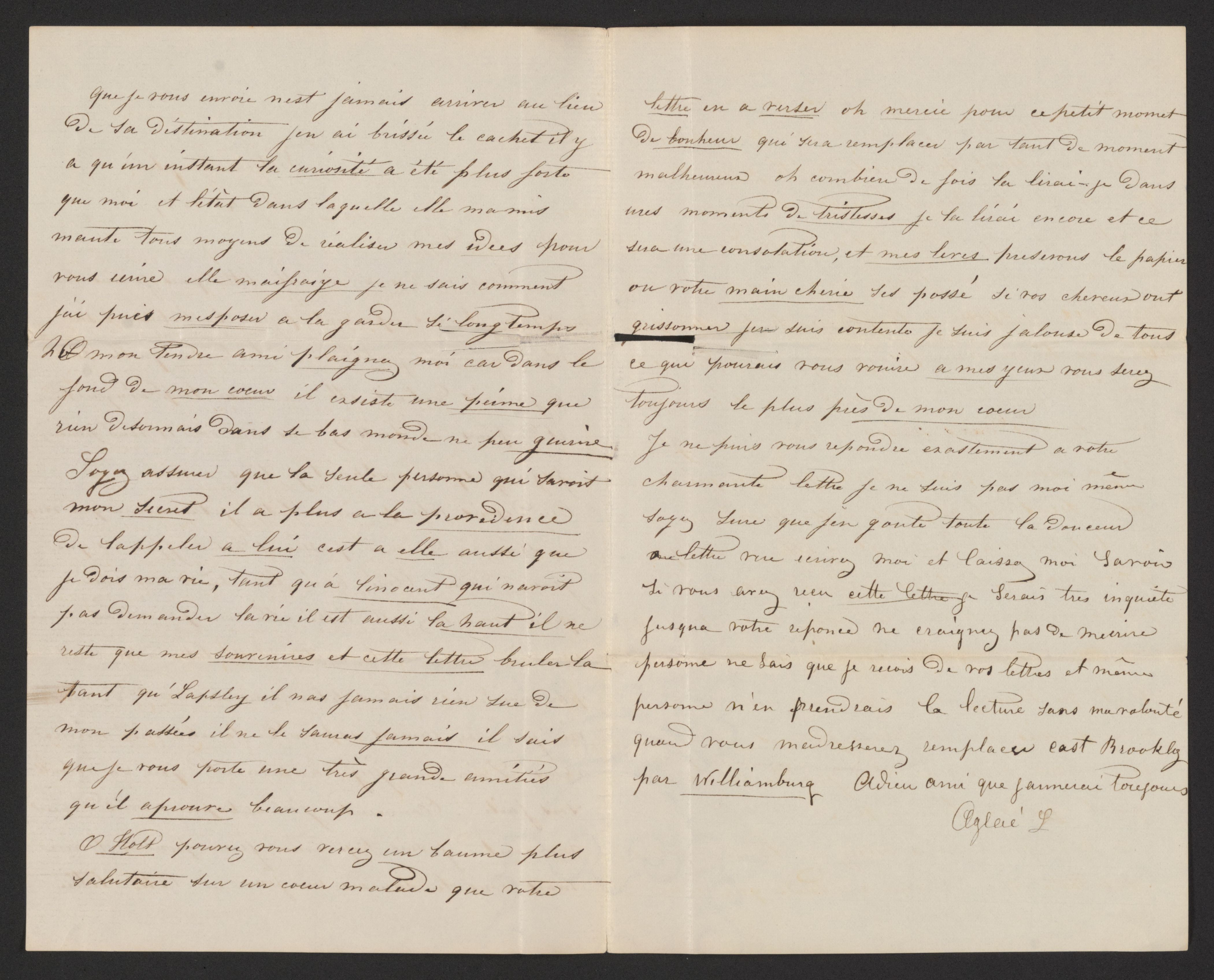 Scanned image of the current content page