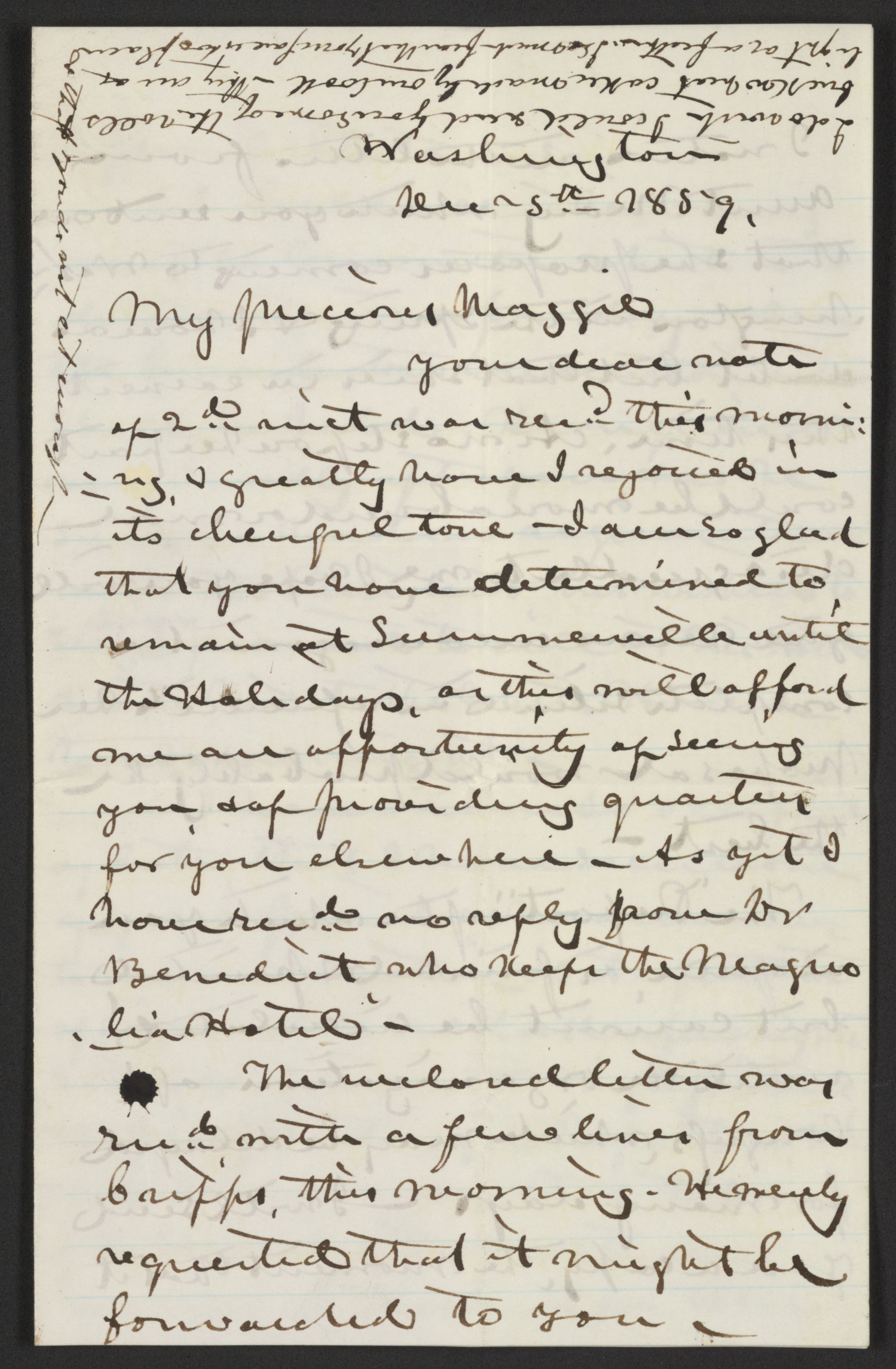 Scanned image of the current content page