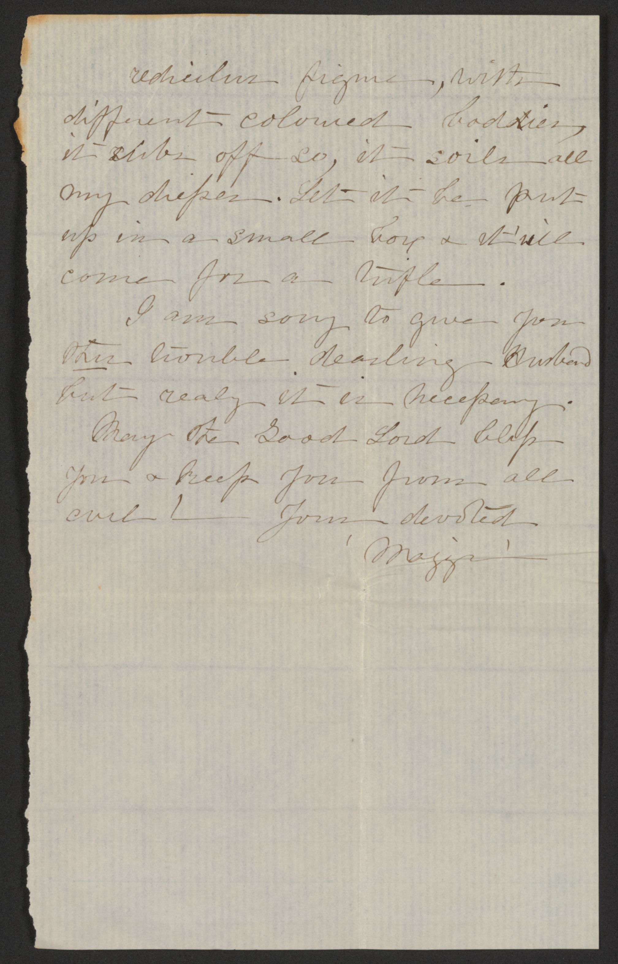 Scanned image of the current content page