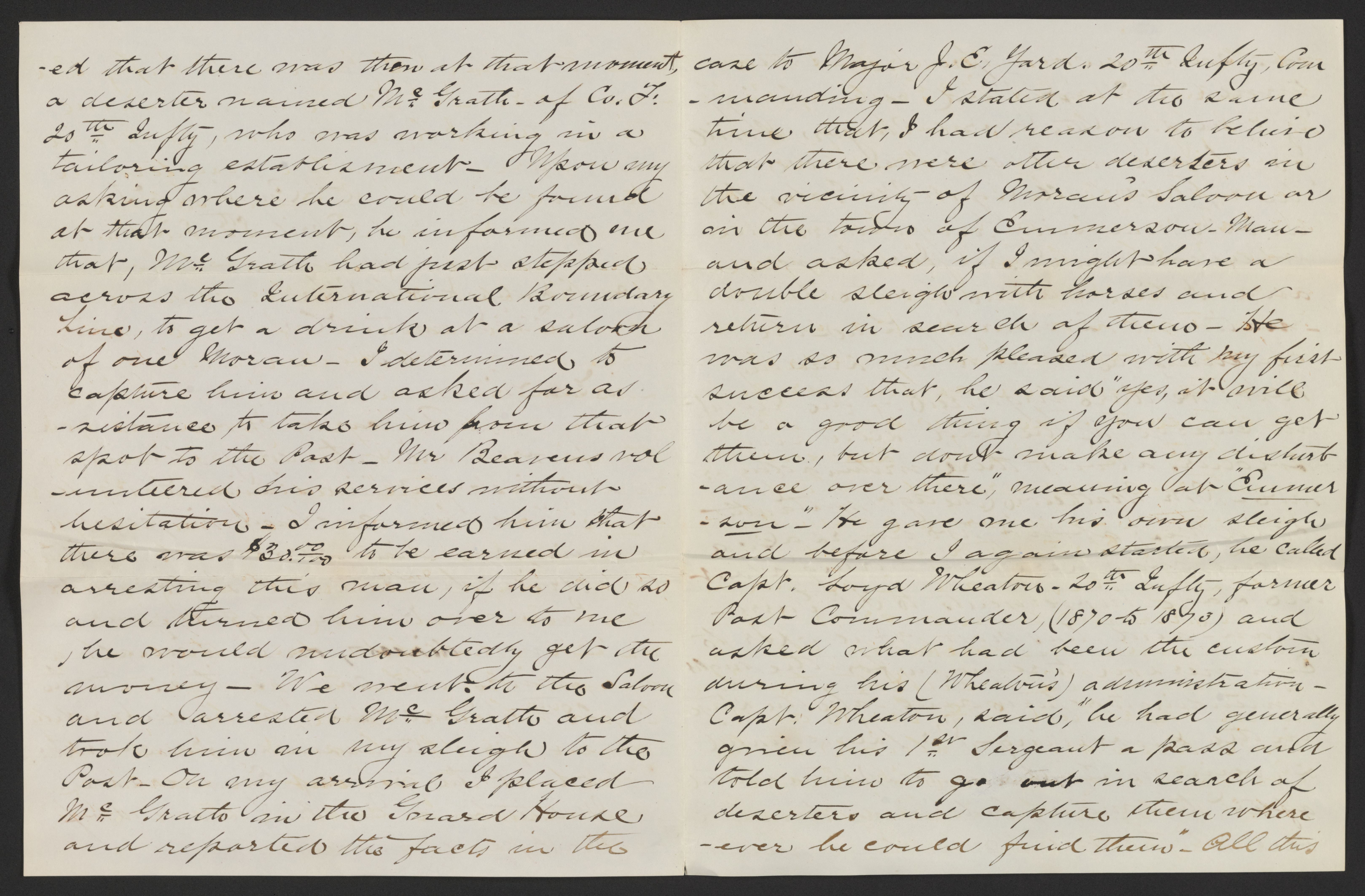 Scanned image of the current content page