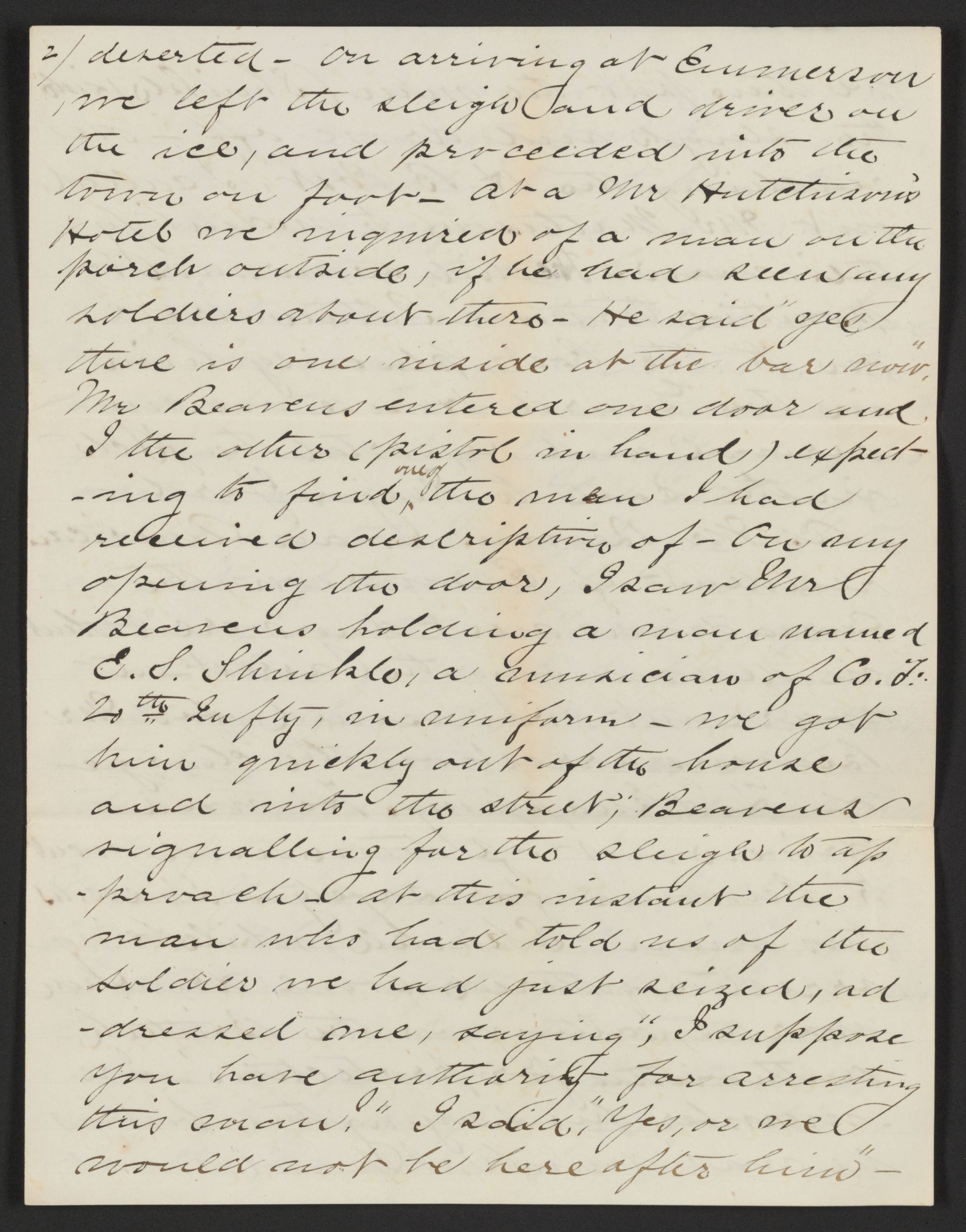 Scanned image of the current content page