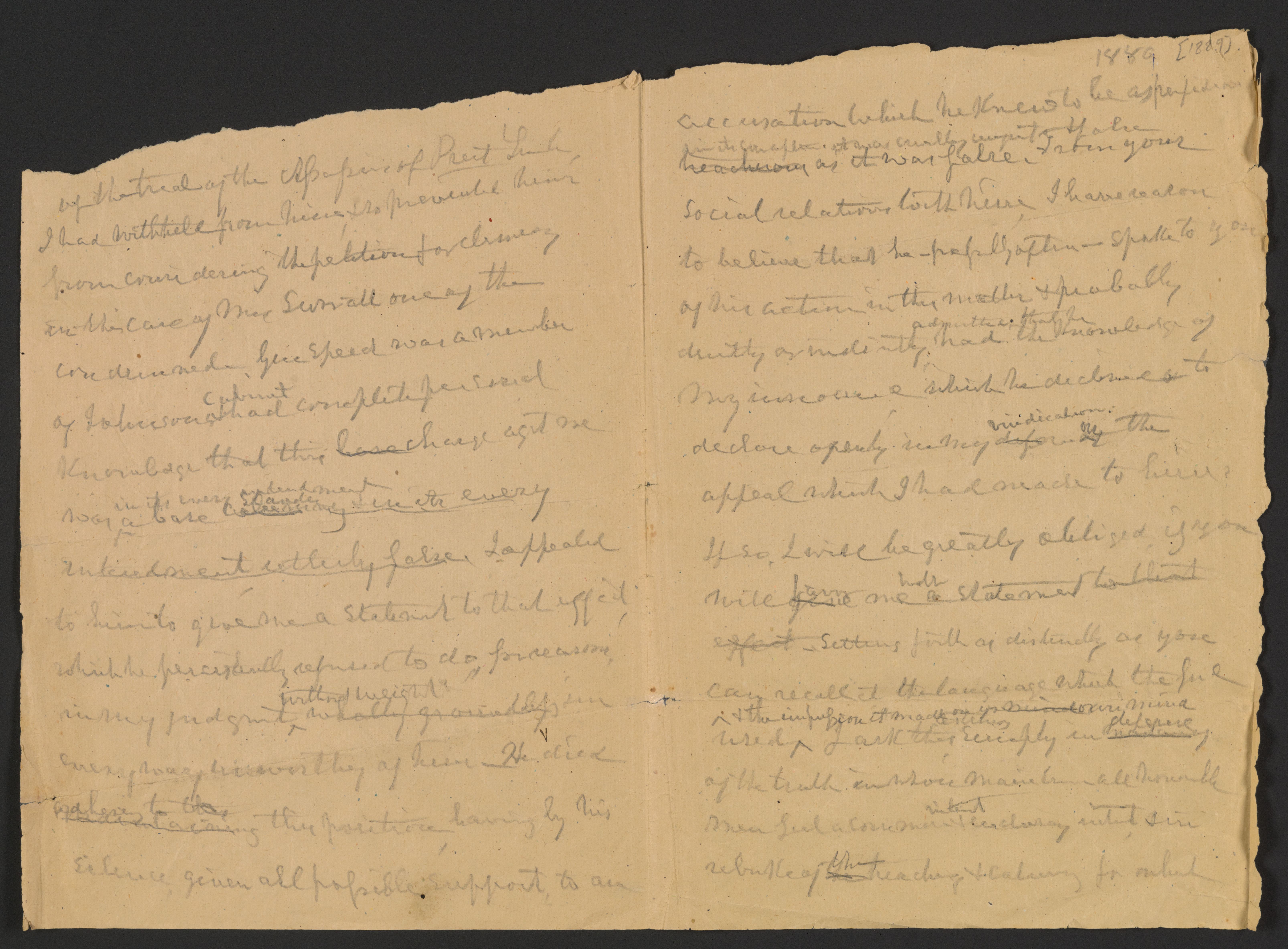 Scanned image of the current content page