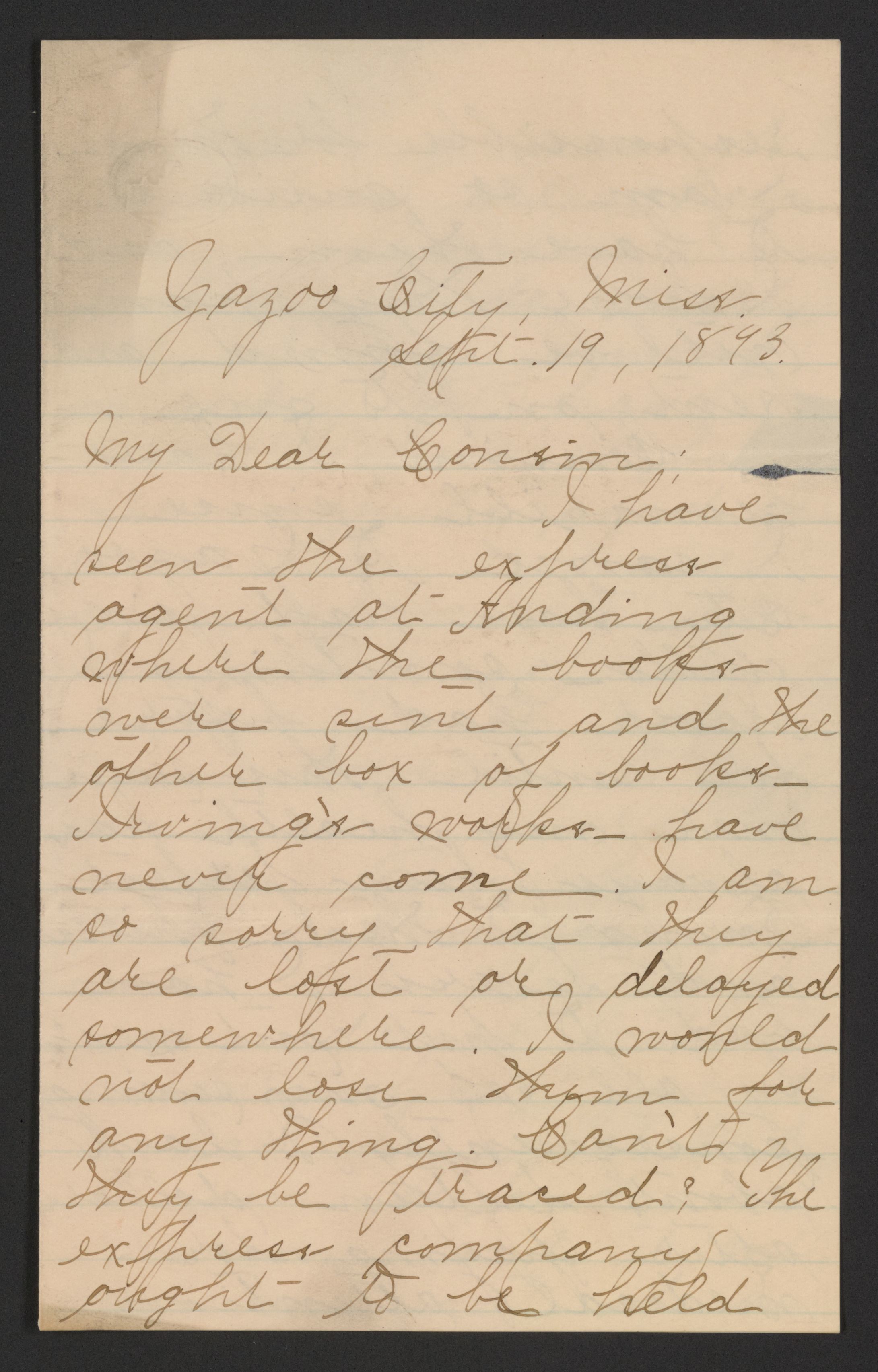 Scanned image of the current content page