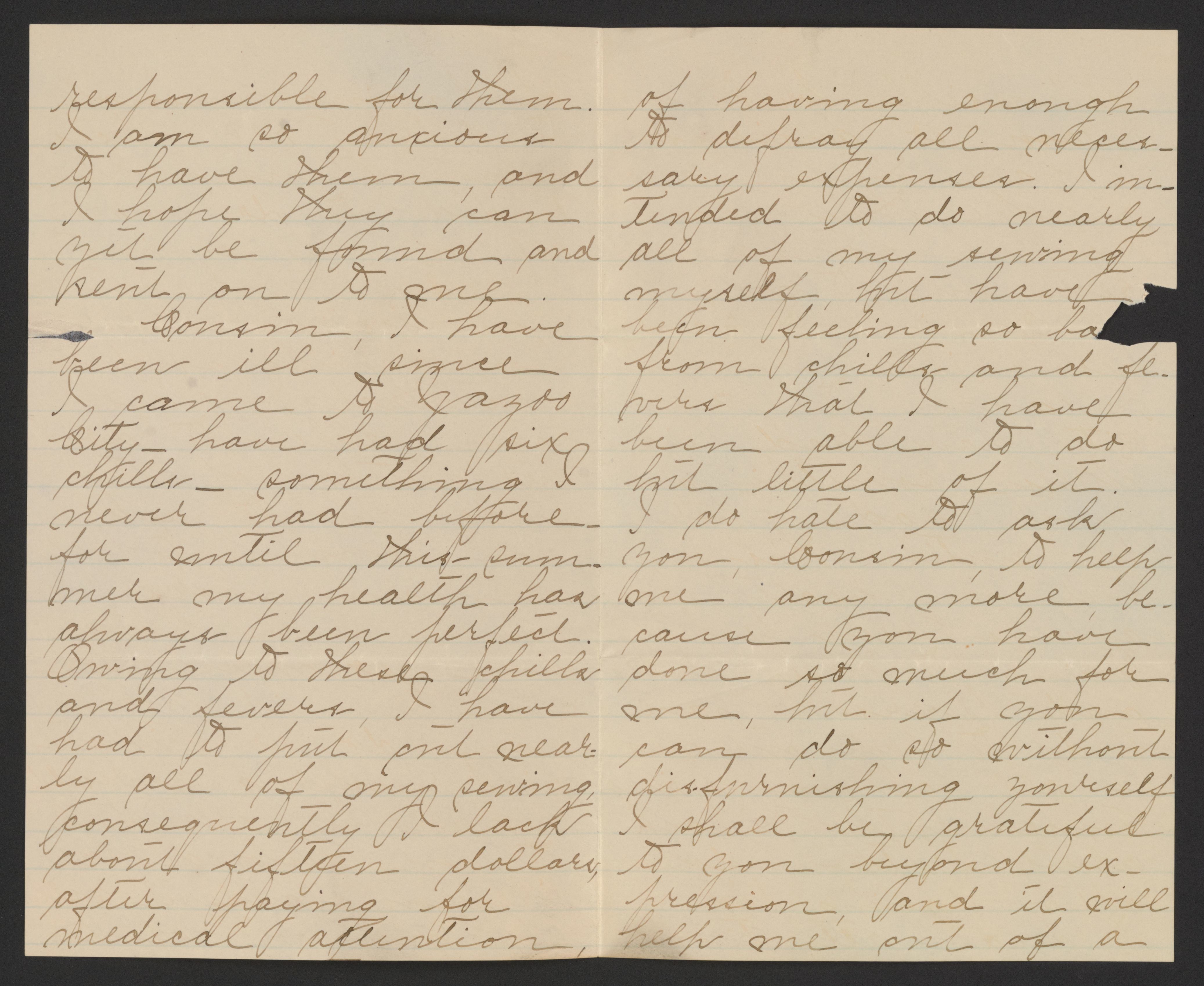 Scanned image of the current content page