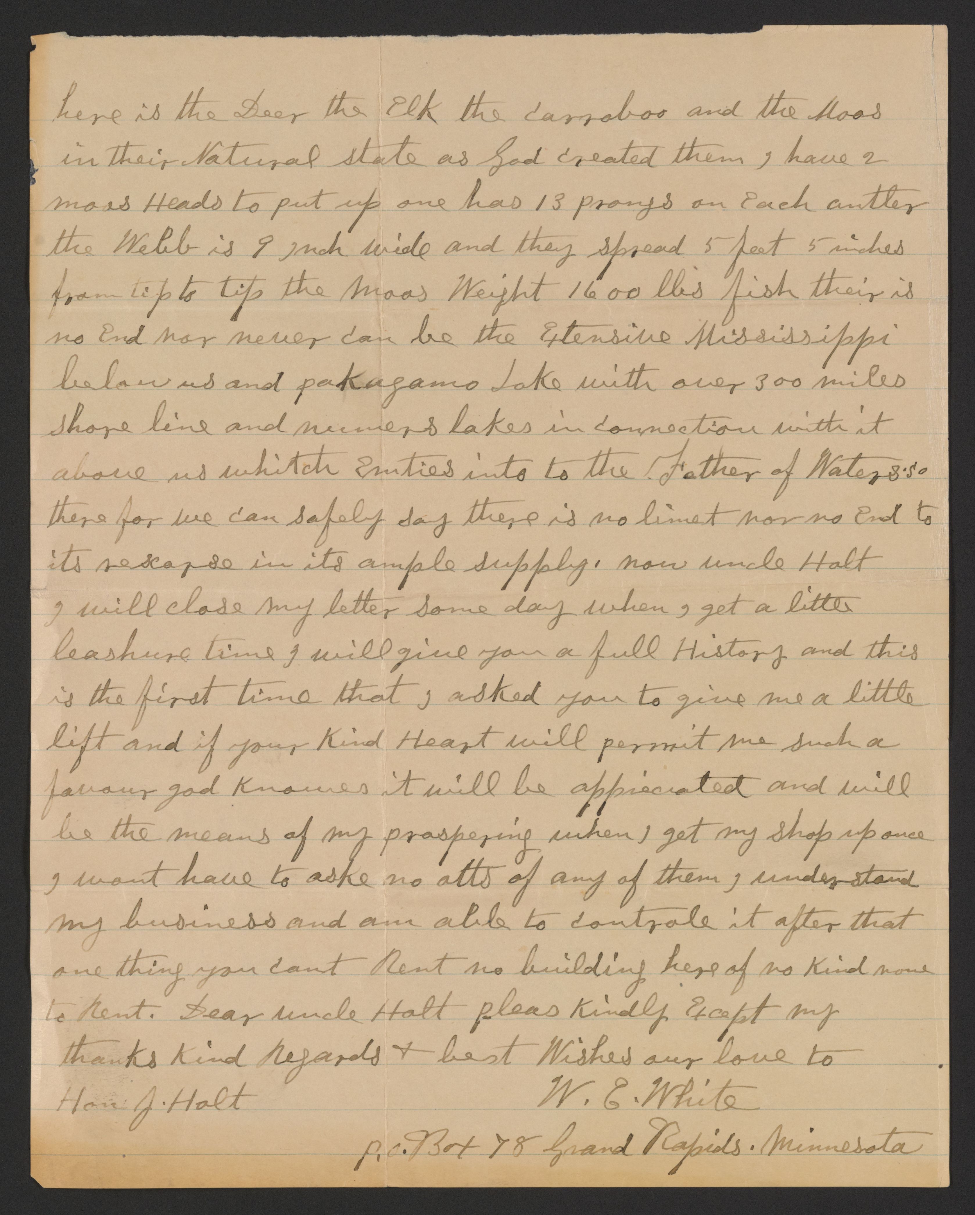 Scanned image of the current content page