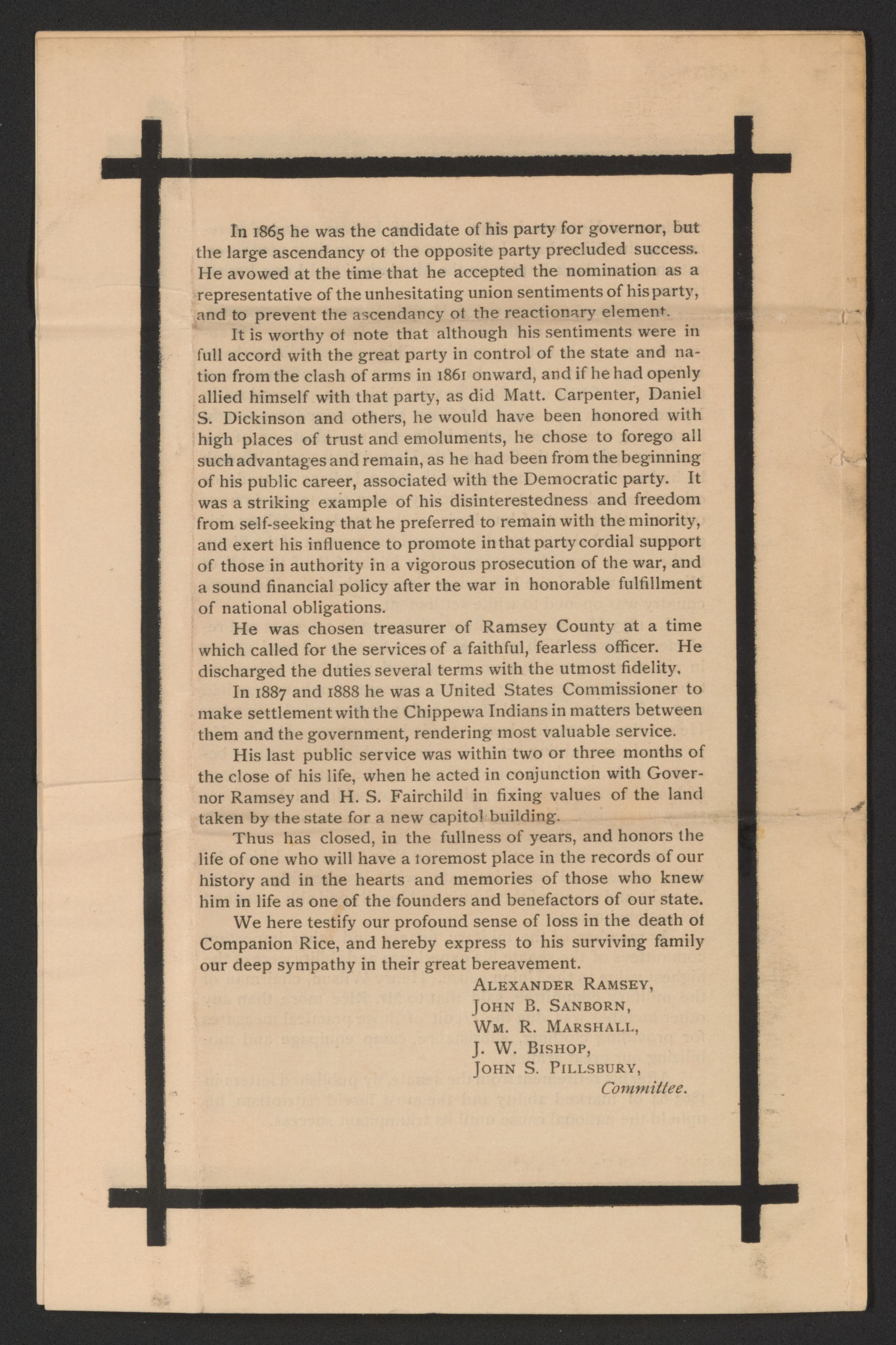 Scanned image of the current content page