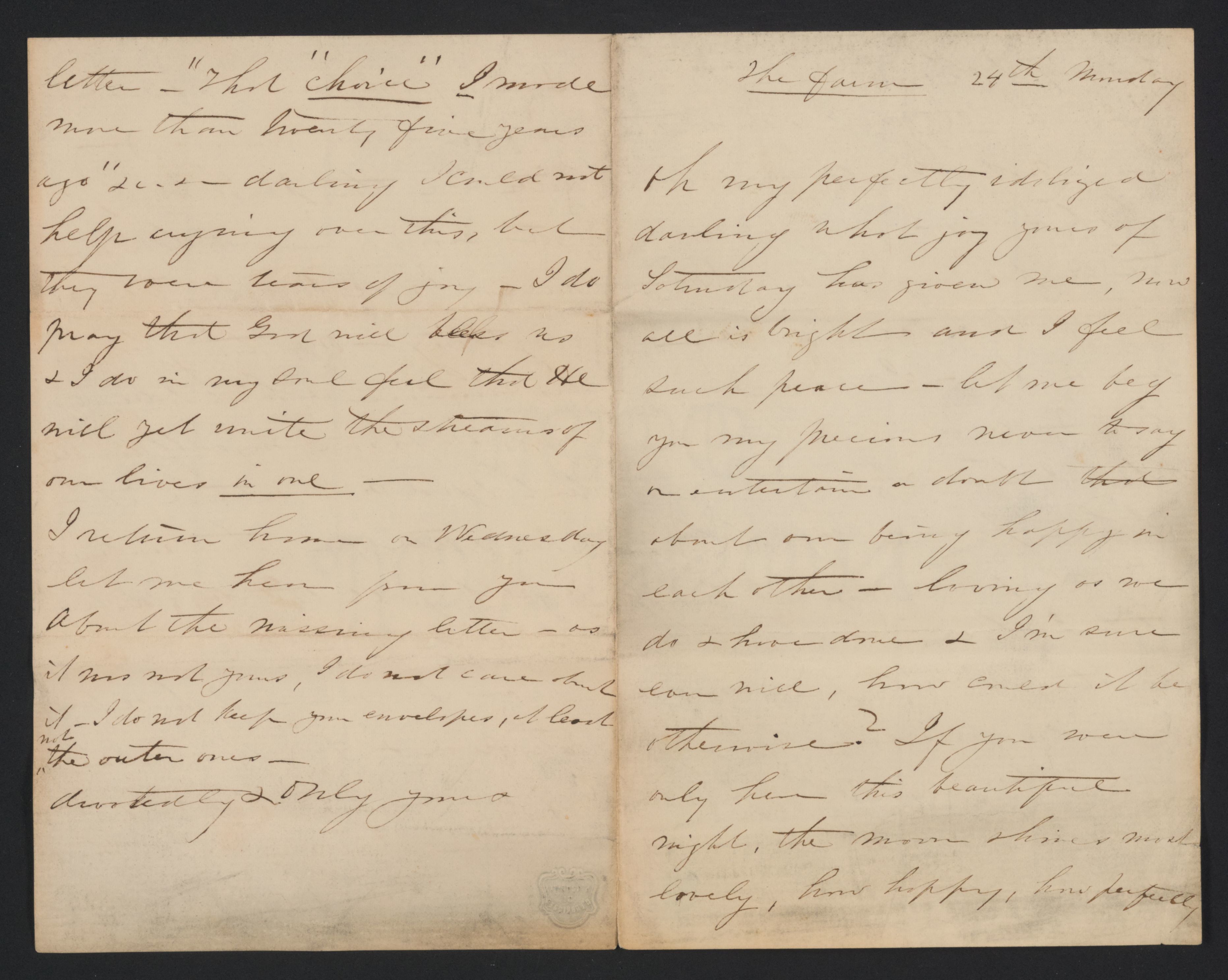 Scanned image of the current content page