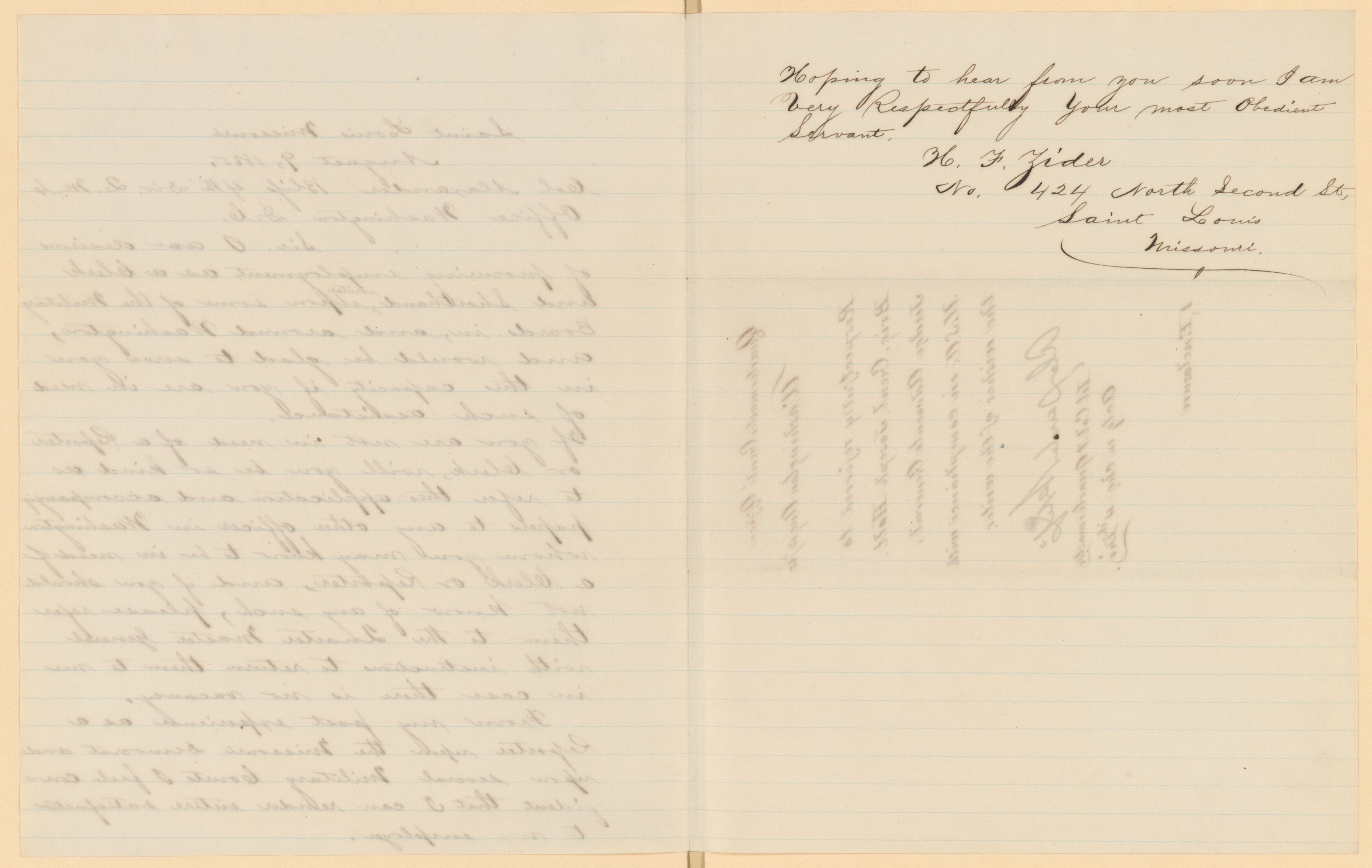 Scanned image of the current content page