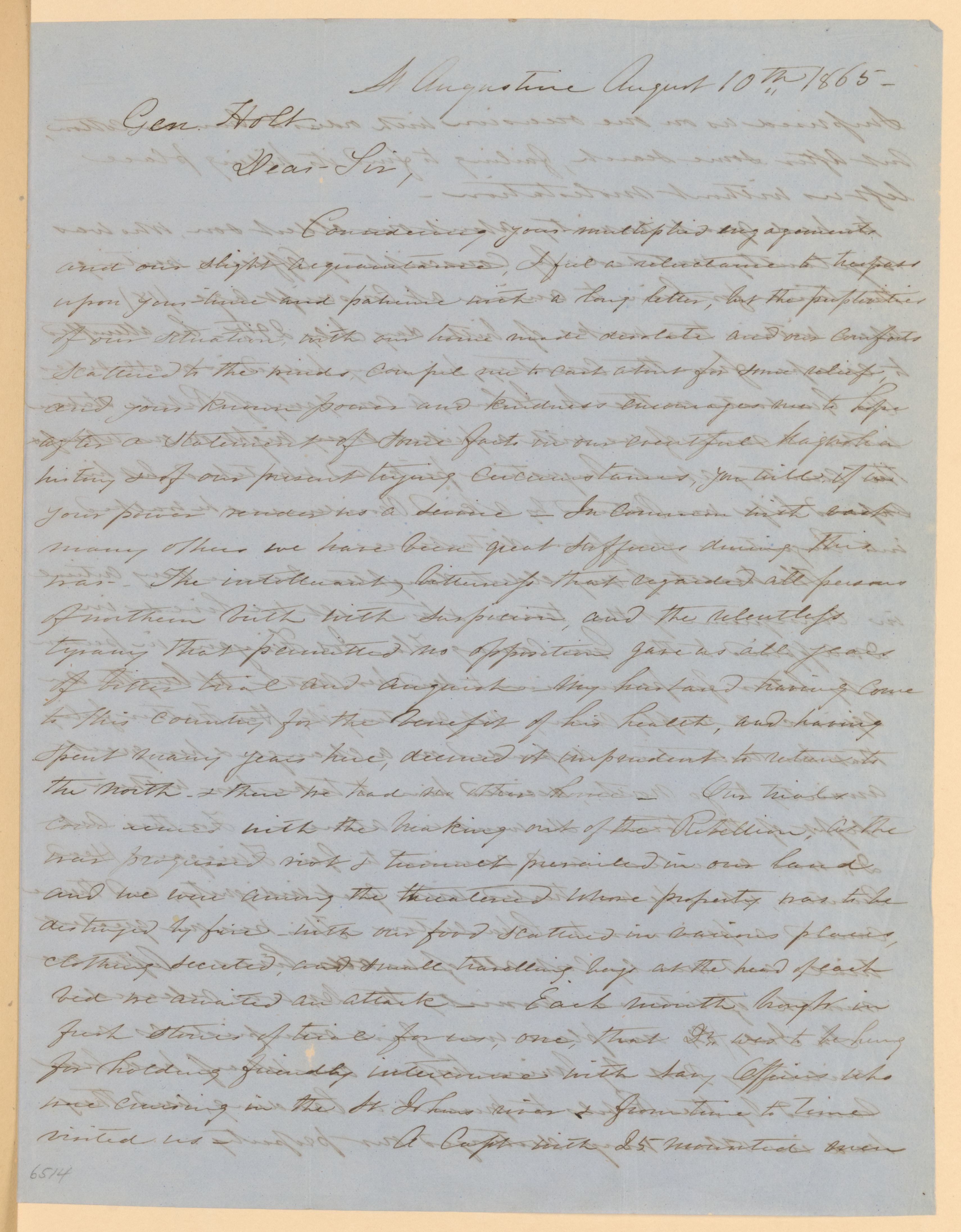 Scanned image of the current content page