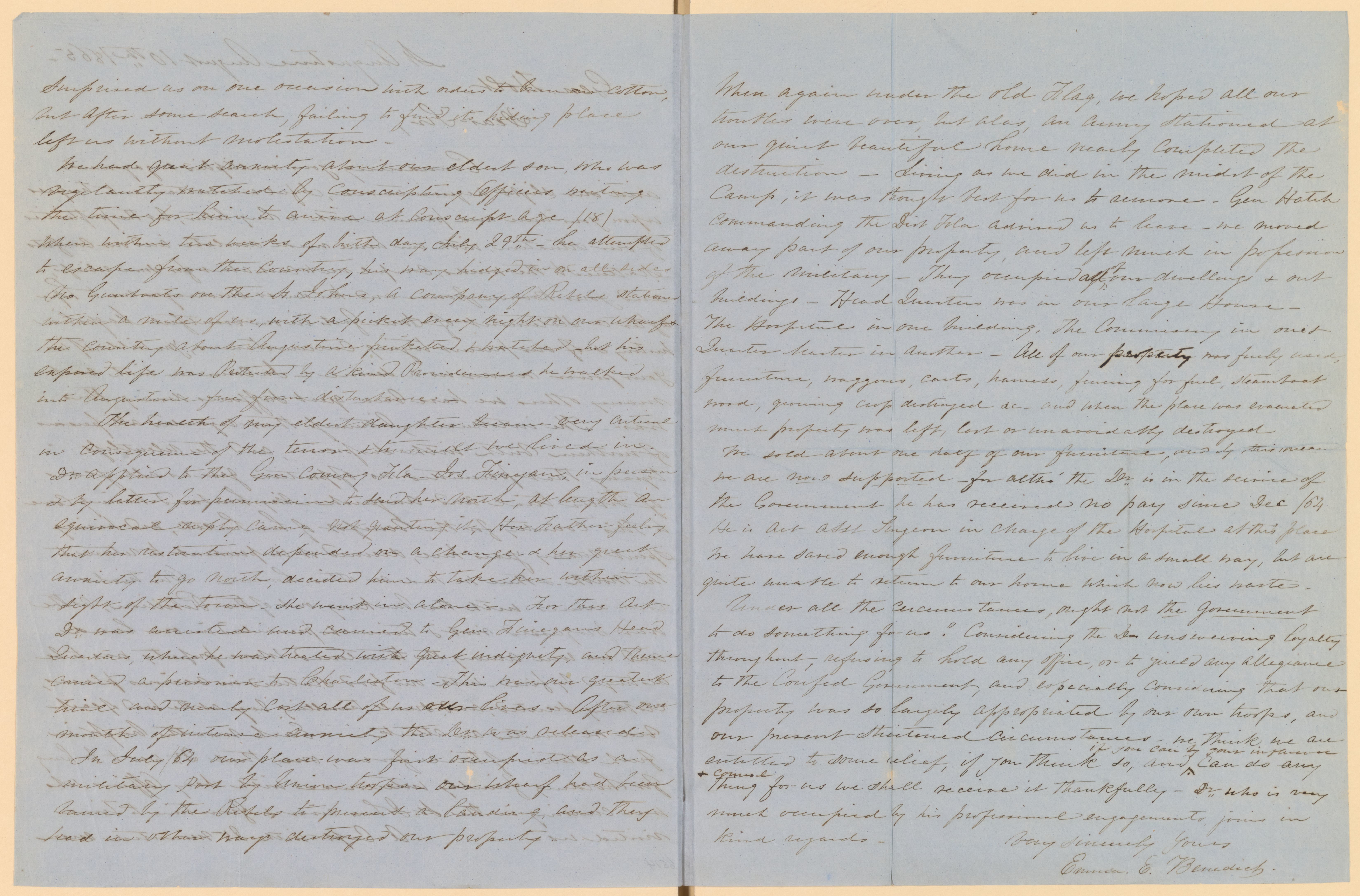 Scanned image of the current content page