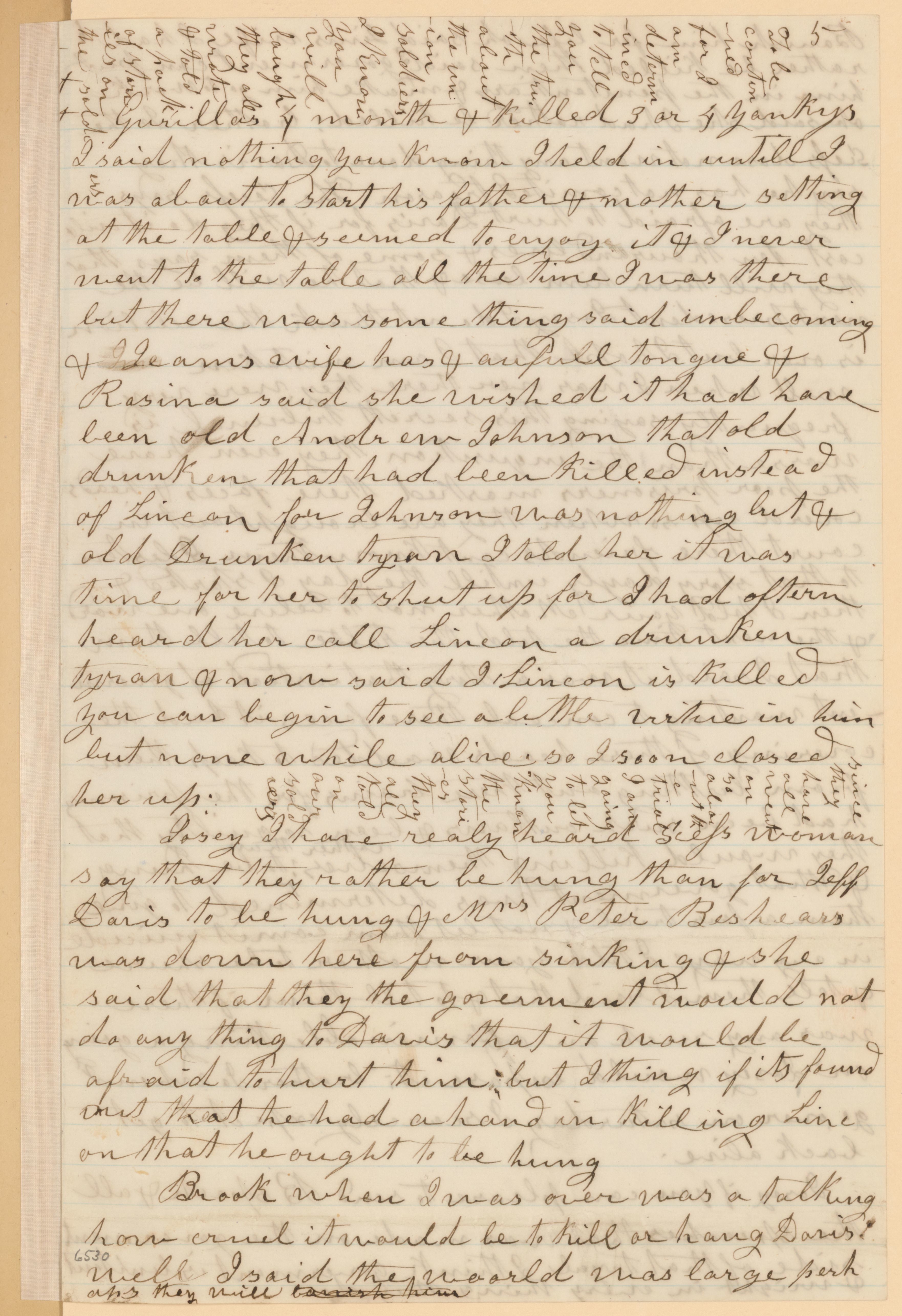 Scanned image of the current content page