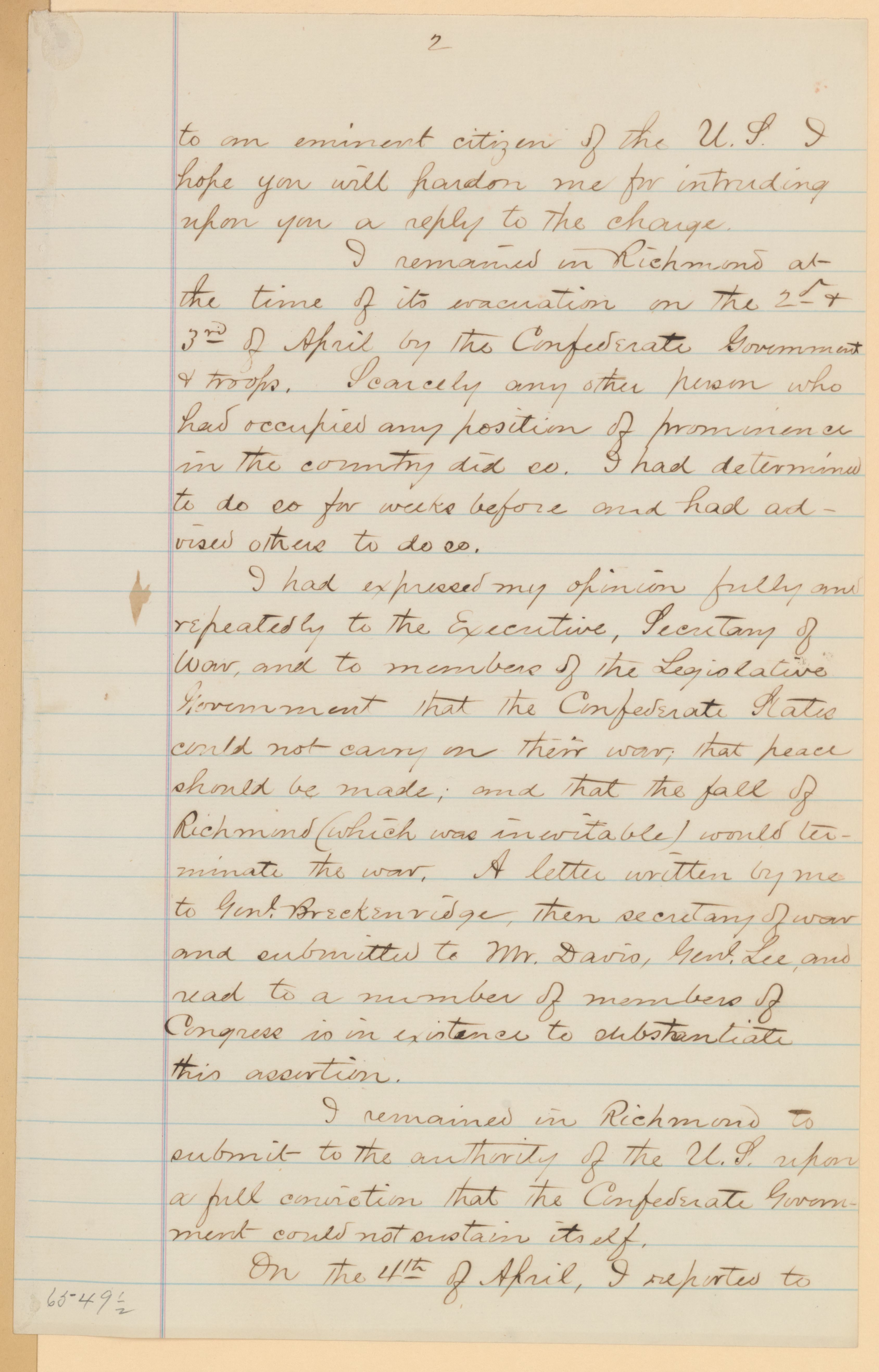 Scanned image of the current content page