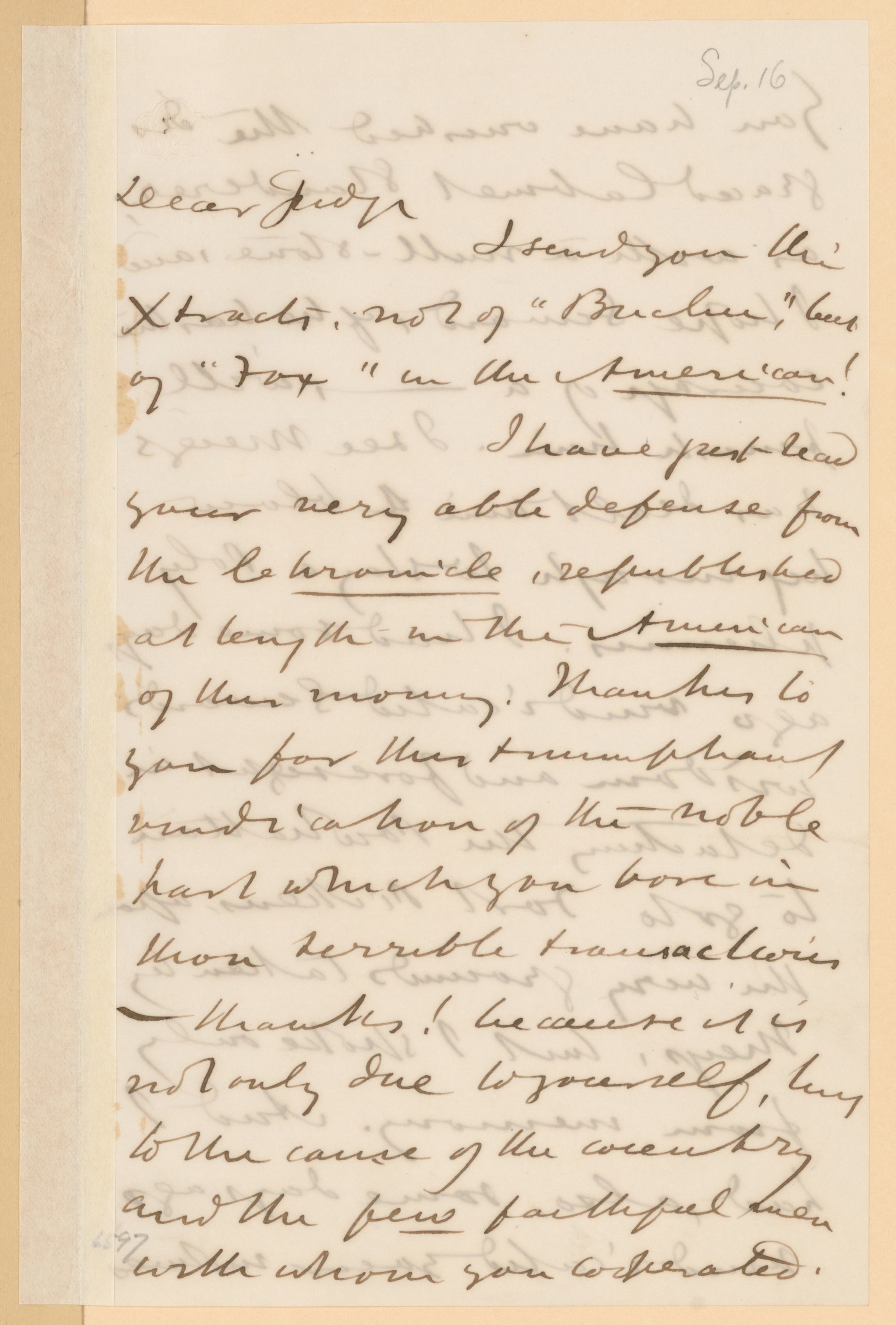 Scanned image of the current content page