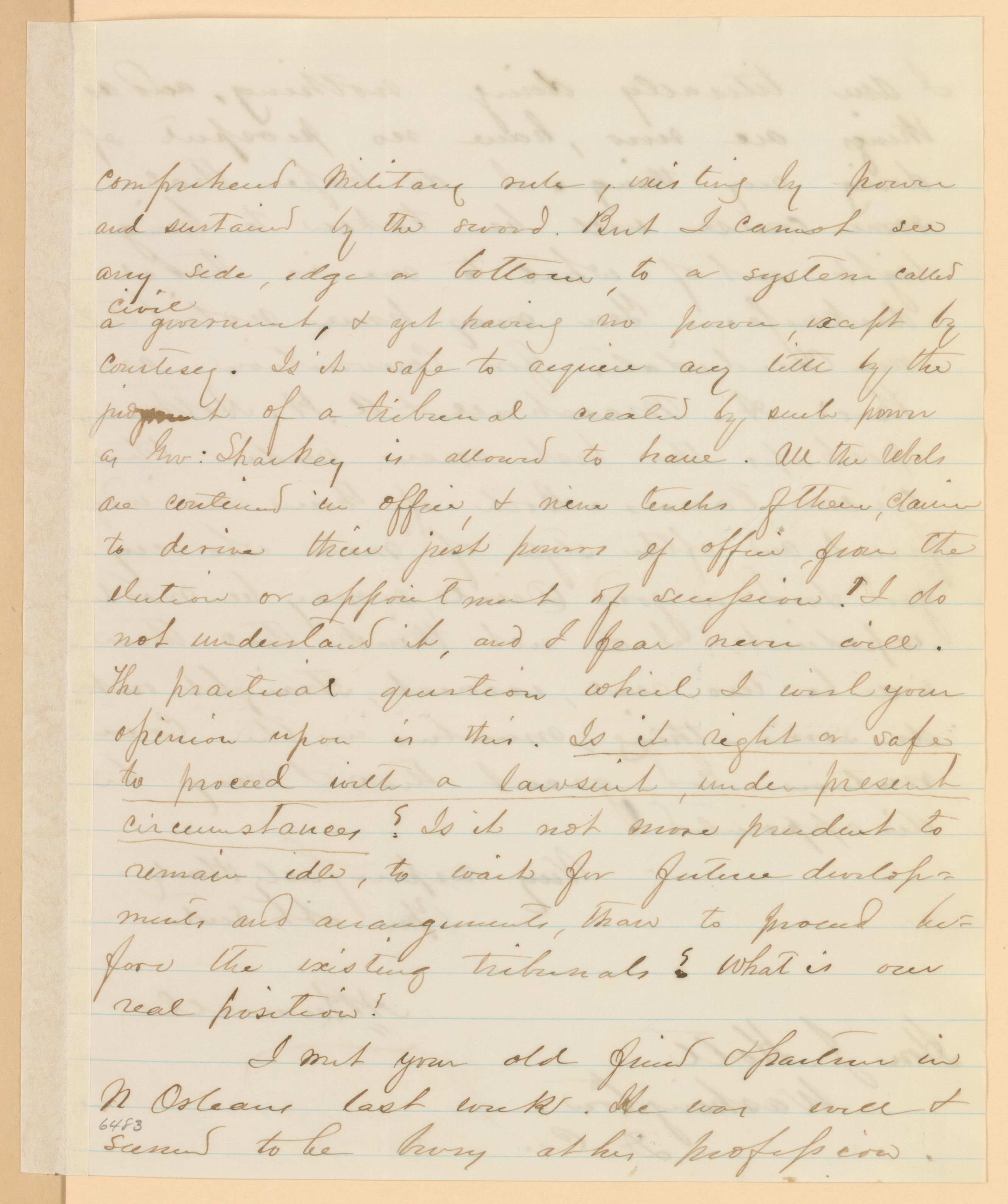 Scanned image of the current content page