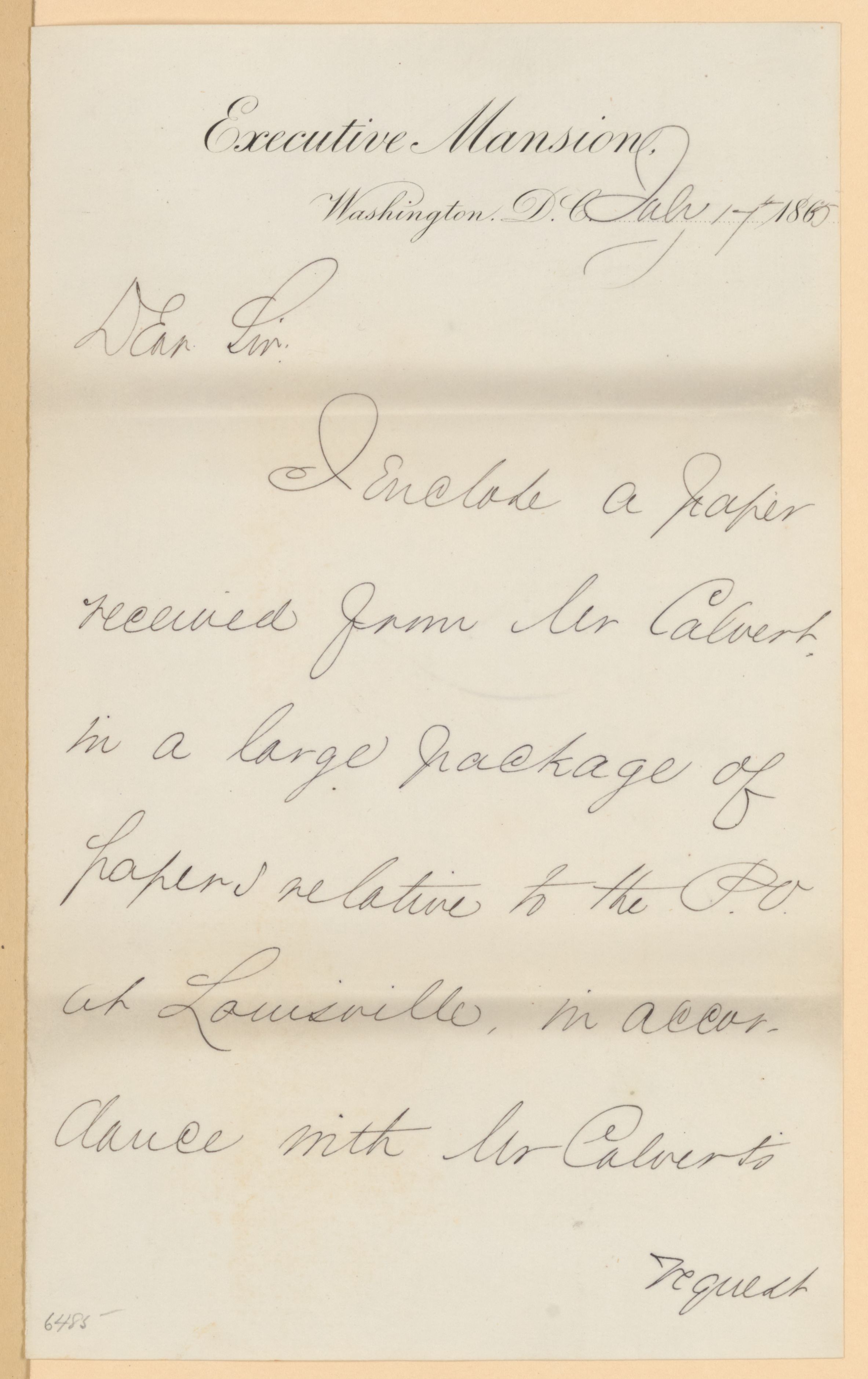 Scanned image of the current content page