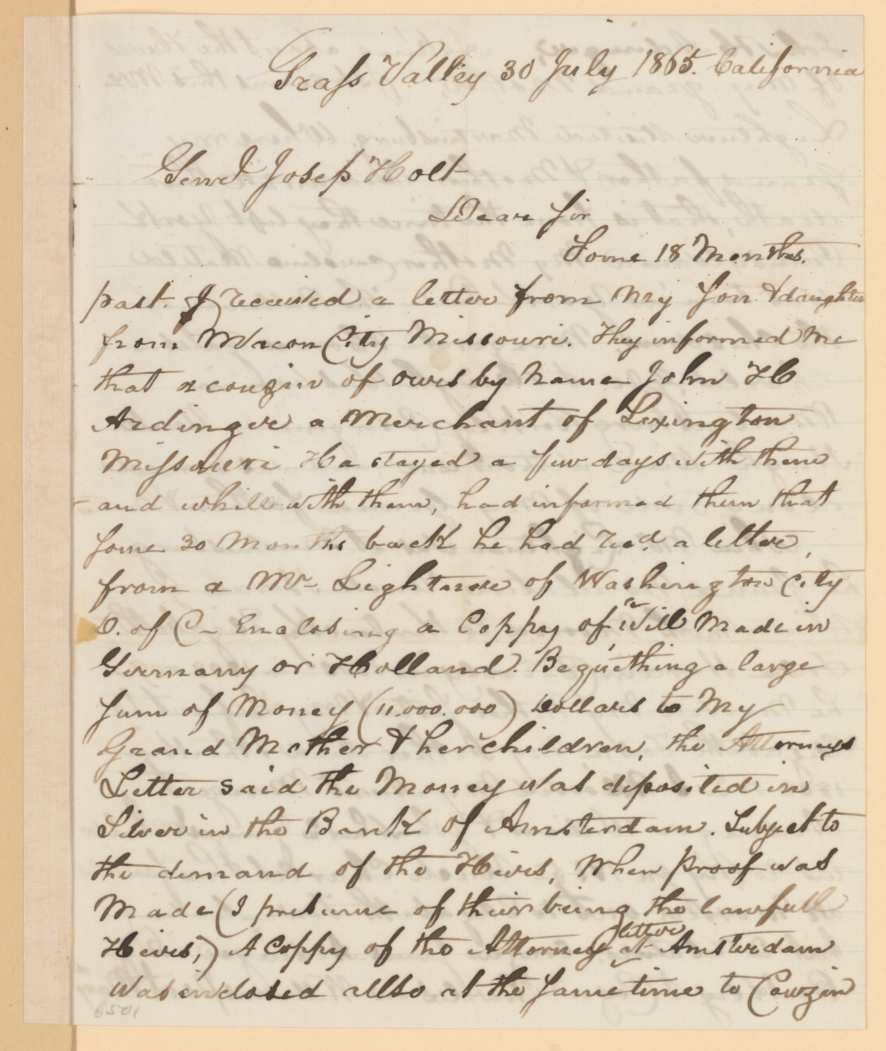 Scanned image of the current content page