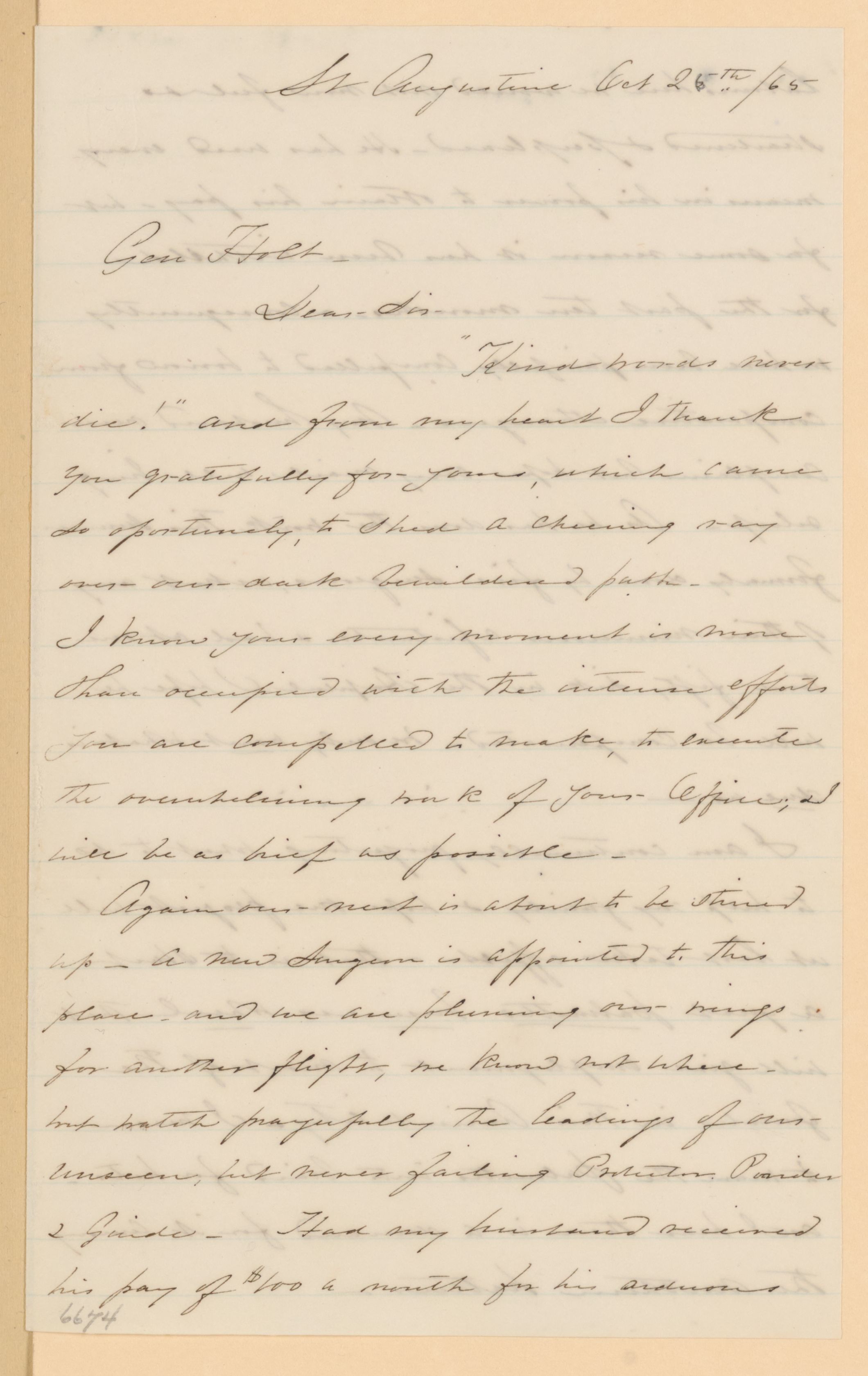 Scanned image of the current content page