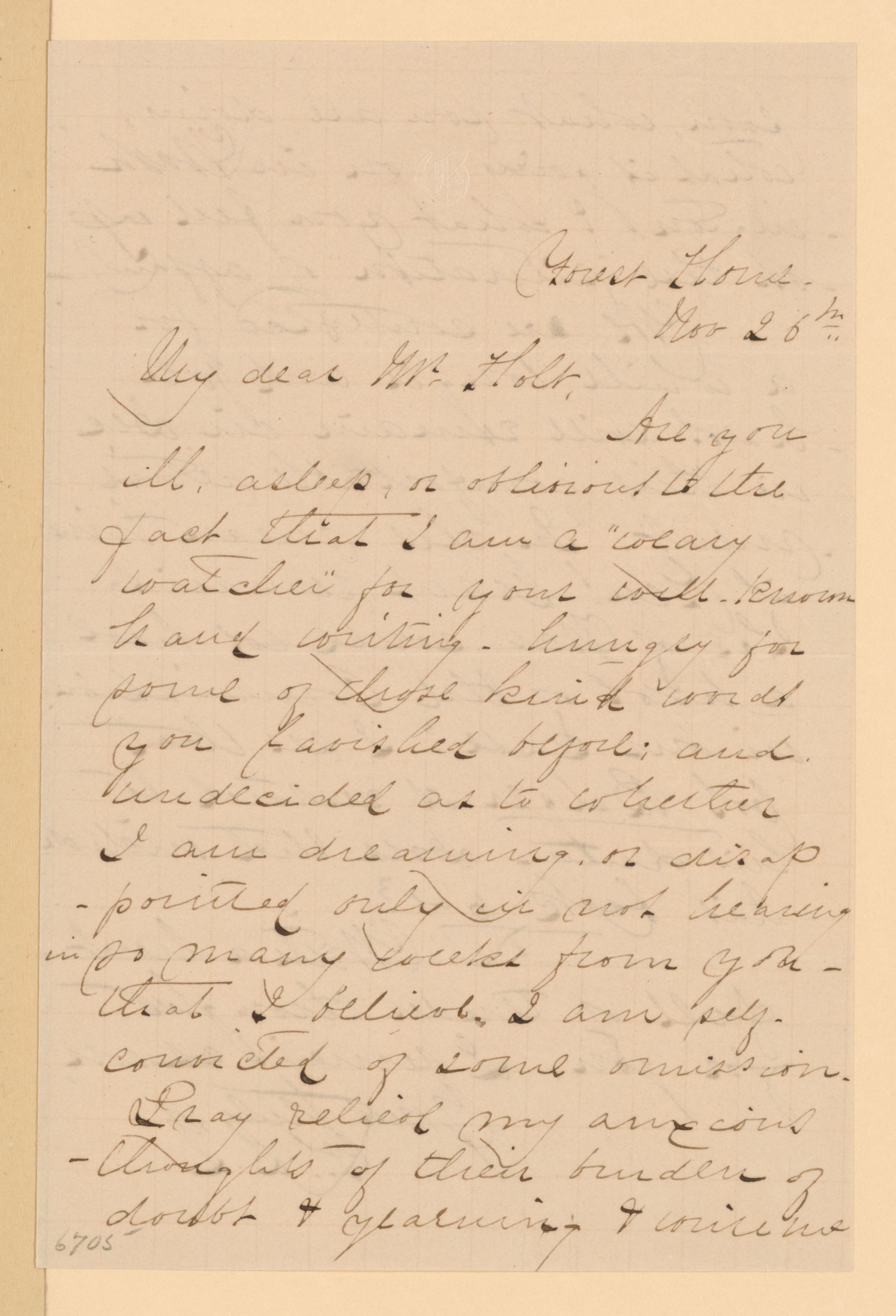 Scanned image of the current content page