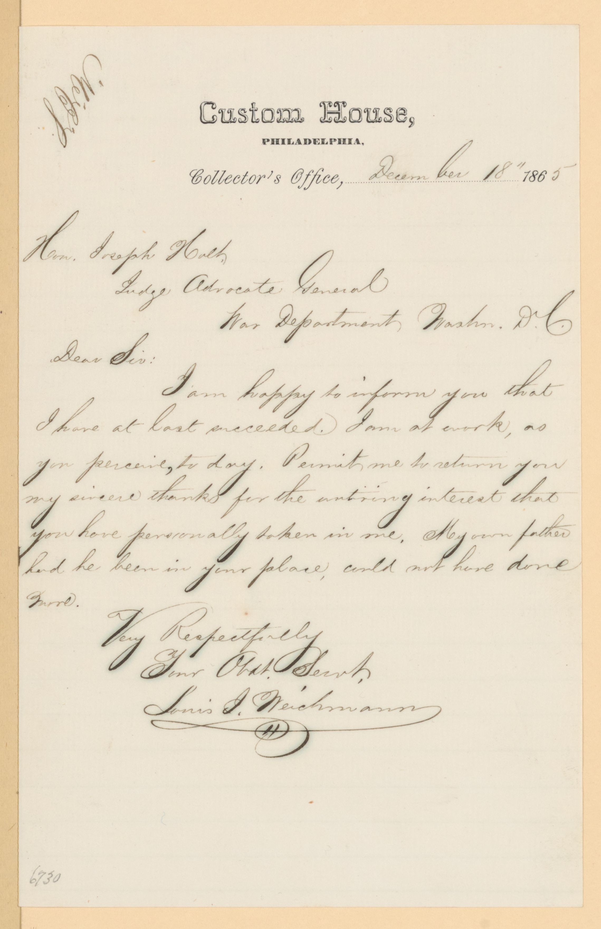 Scanned image of the current content page